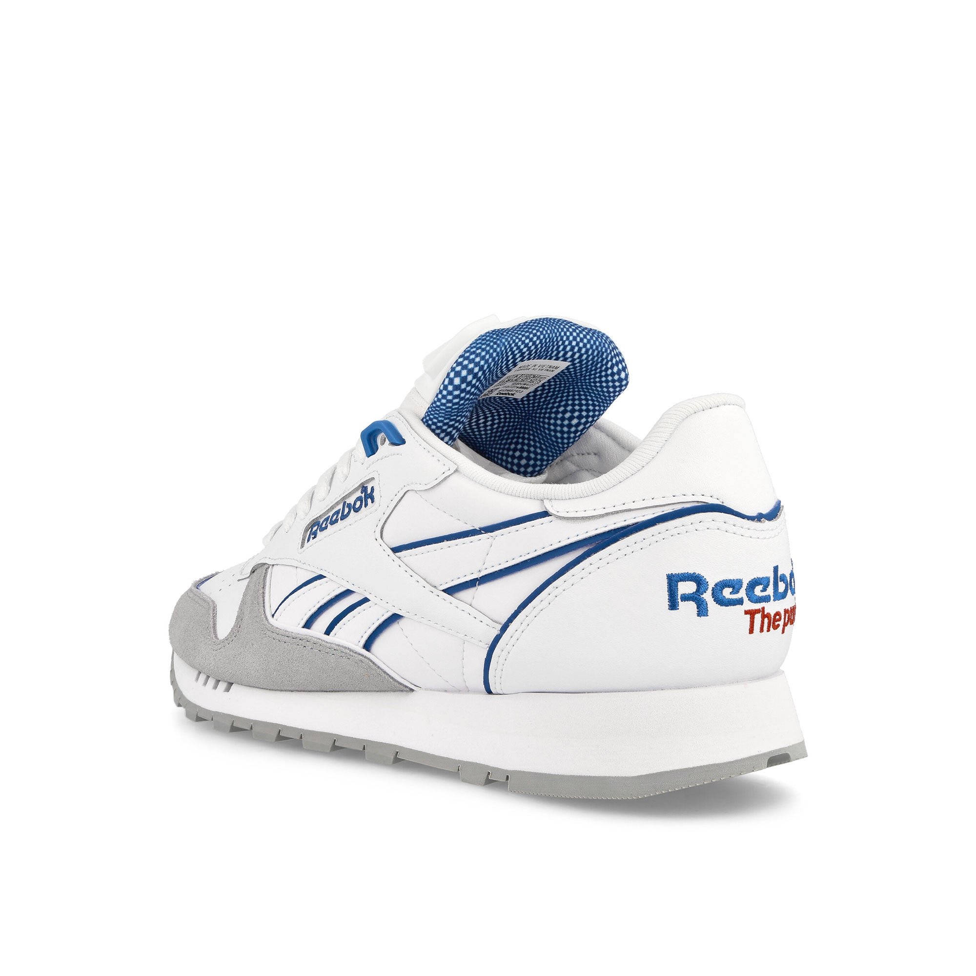 Reebok Classic Leather Pump Footwear White / Vector Blue / Vector Red Sneakers Material | Overkill