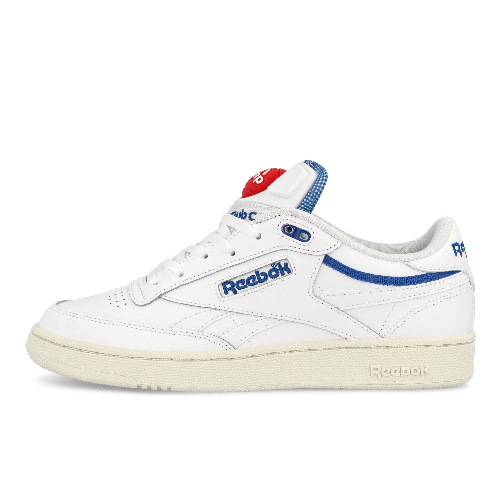 Reebok Club C 85 Pump Footwear White / Clear White / Vec Blue Low Top Sneakers GW4793 | Overkill
