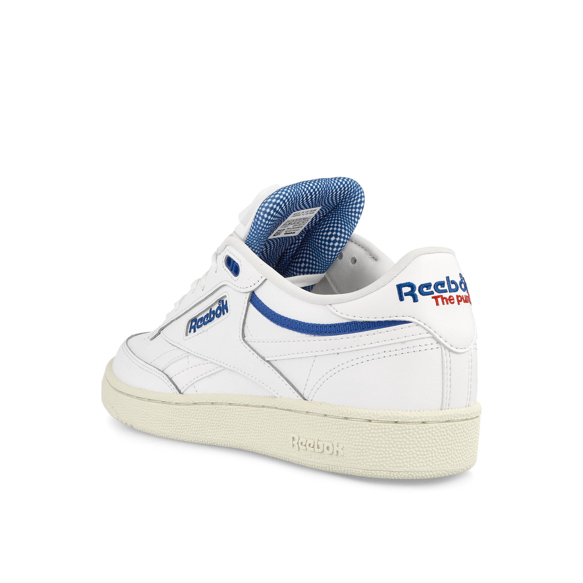 Reebok Club C 85 Pump Footwear White / Clear White / Vec Blue Low Top Sneakers Material | Overkill