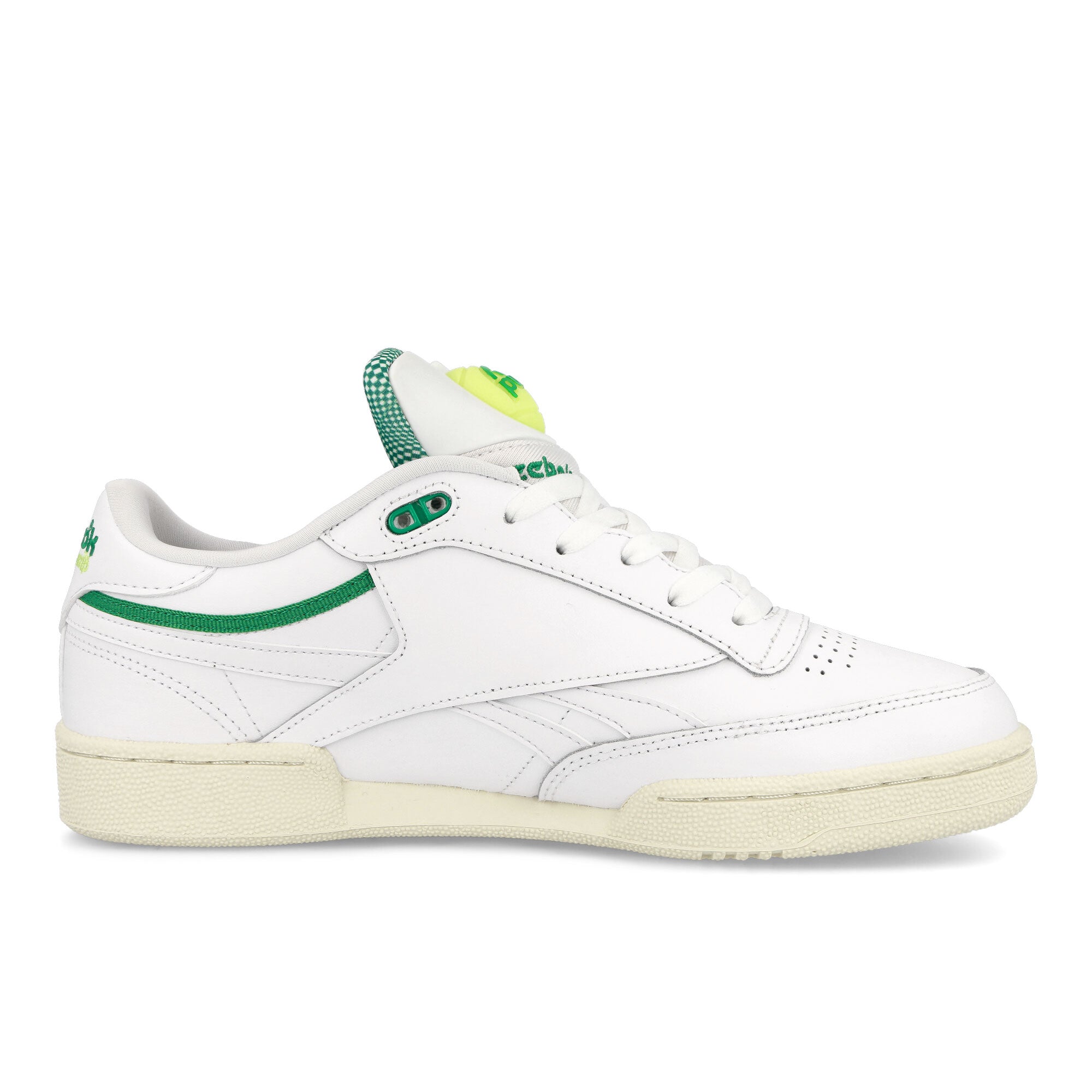 Reebok Club C 85 Pump Cloud White / Classic White / Glen Green Low Top Sneakers Silhouette | Overkill
