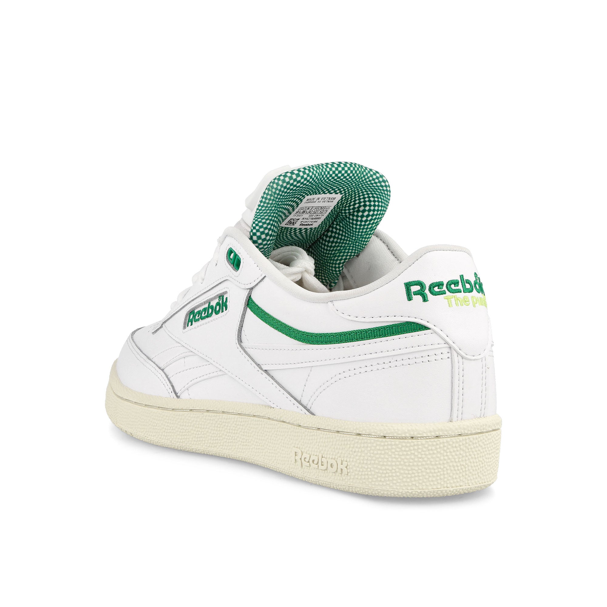 Reebok Club C 85 Pump Cloud White / Classic White / Glen Green Low Top Sneakers Material | Overkill