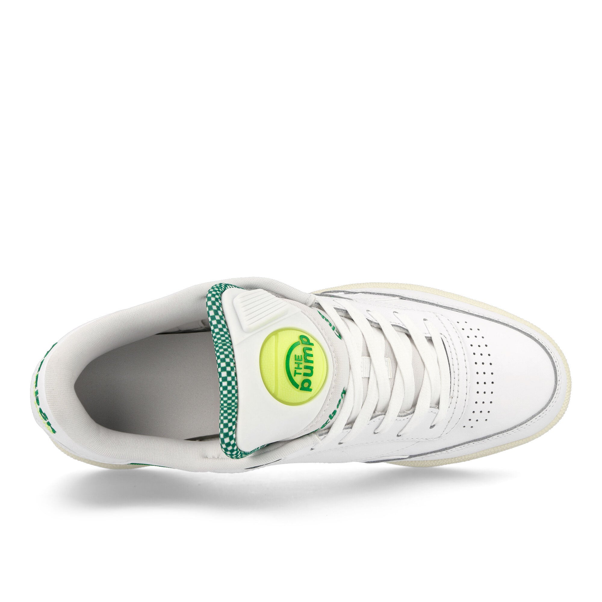 Reebok Club C 85 Pump Cloud White / Classic White / Glen Green Low Top Sneakers Detailfoto | Overkill
