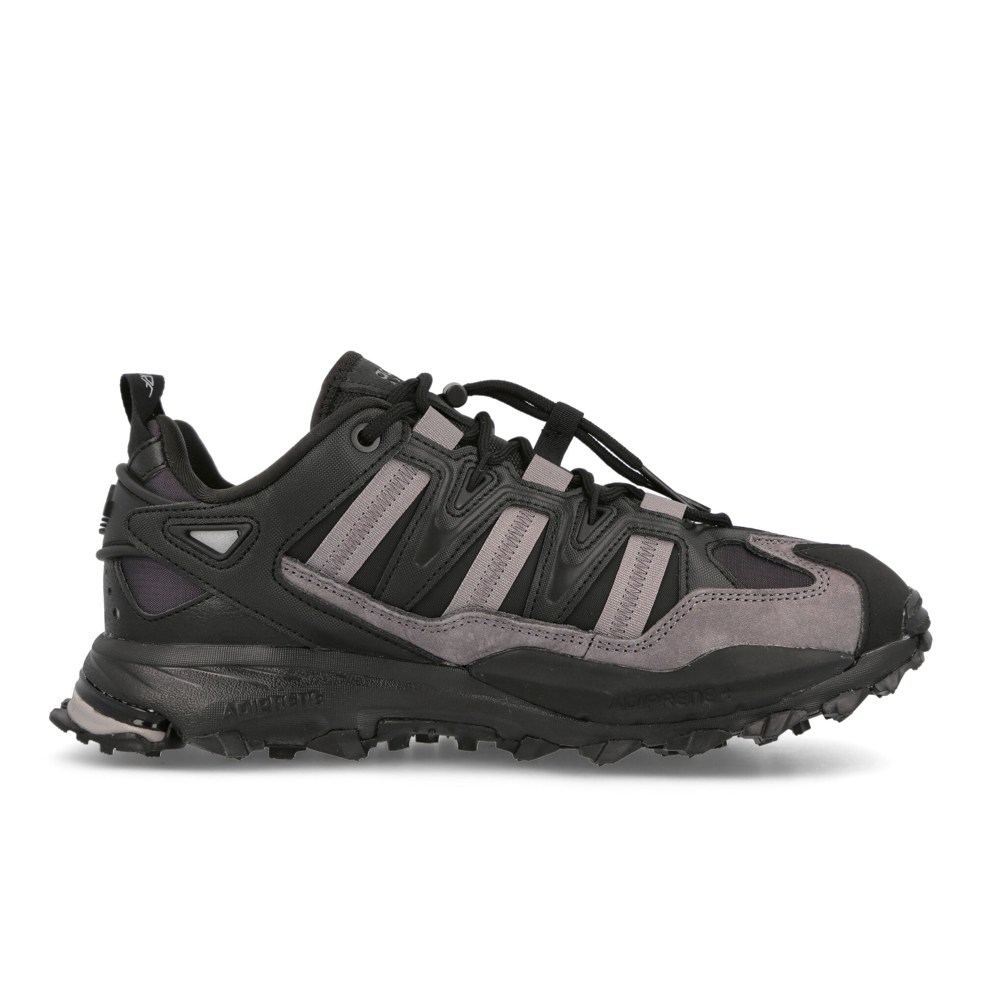adidas Hyperturf Core Black-Silver Metallic-Trace Grey Low Top Sneakers Silhouette | Overkill