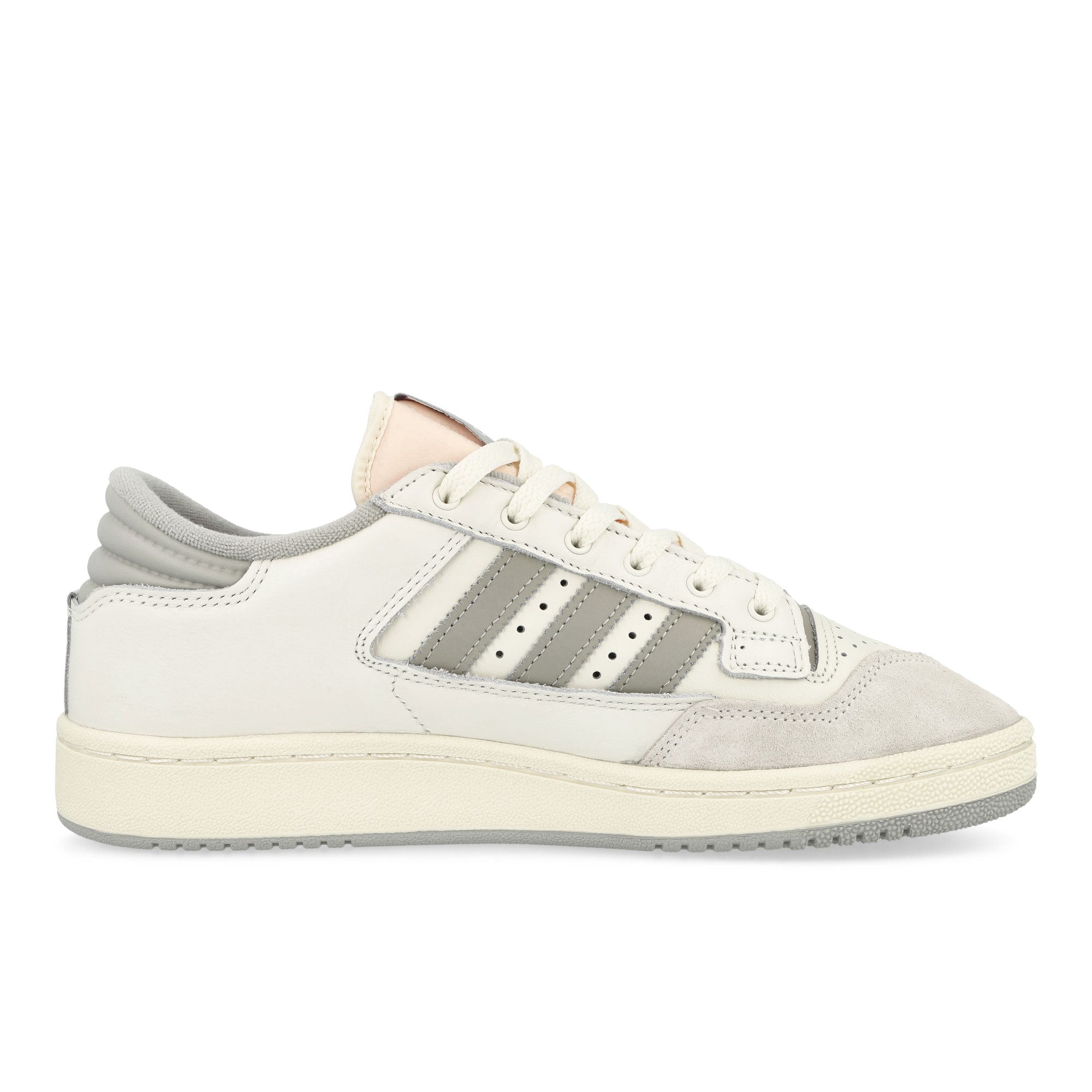 adidas Centennial 85 Lo Cloud White-Metal Grey-Cream White Low Top Sneakers Silhouette | Overkill