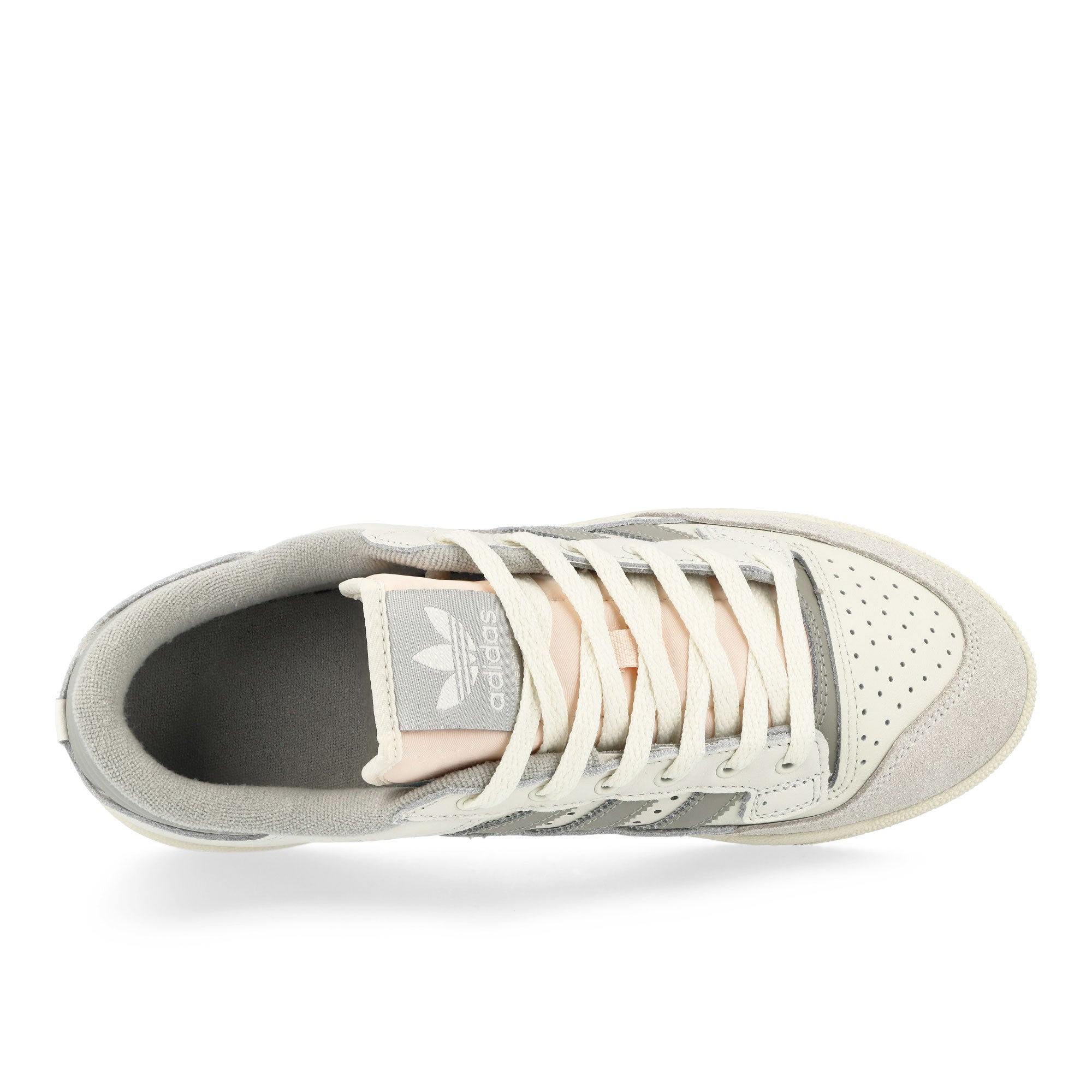 adidas Centennial 85 Lo Cloud White-Metal Grey-Cream White Low Top Sneakers Detailfoto | Overkill