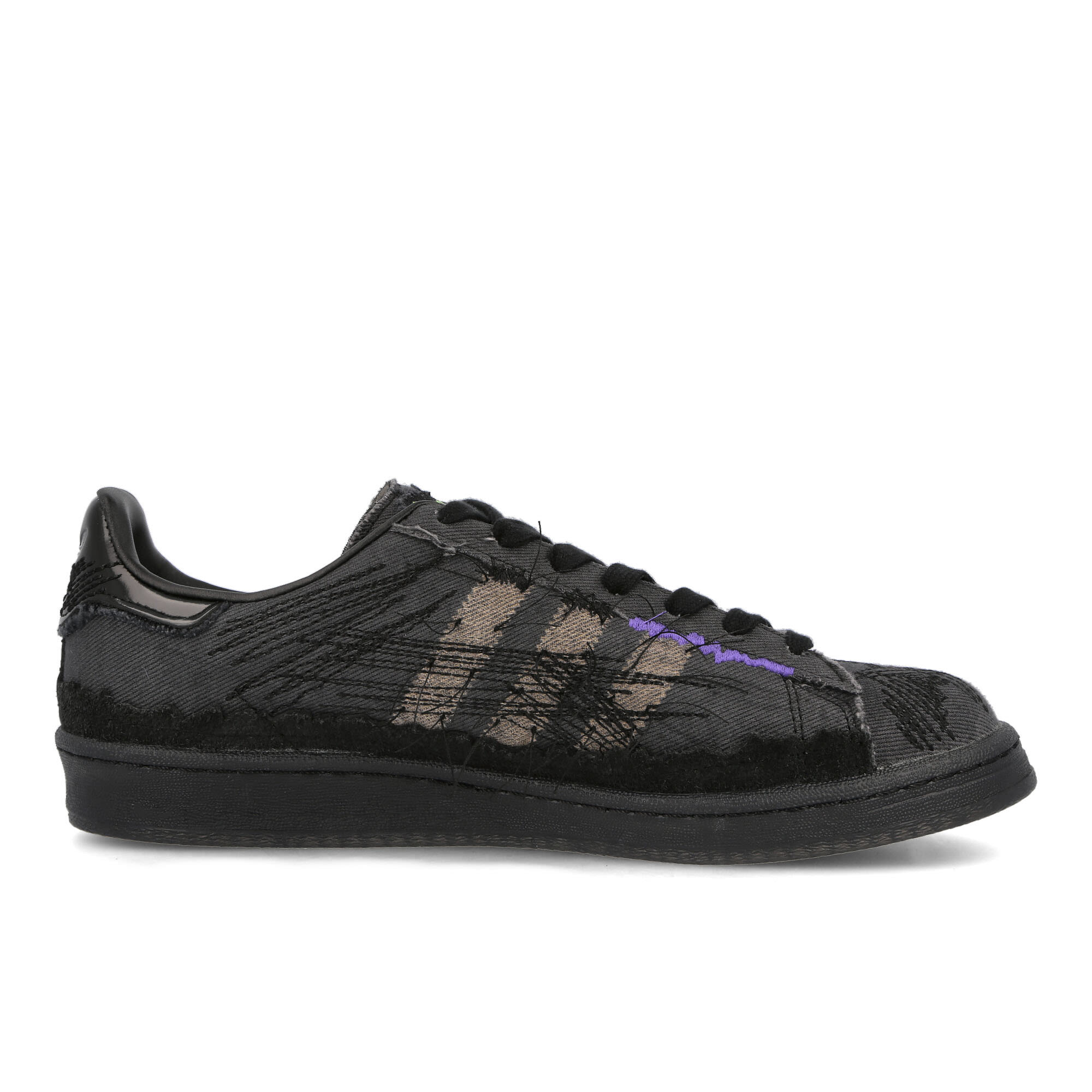 adidas Youth of Paris x adidas Campus Core Black-Core Black-Core Black Low Top Sneakers Silhouette | Overkill