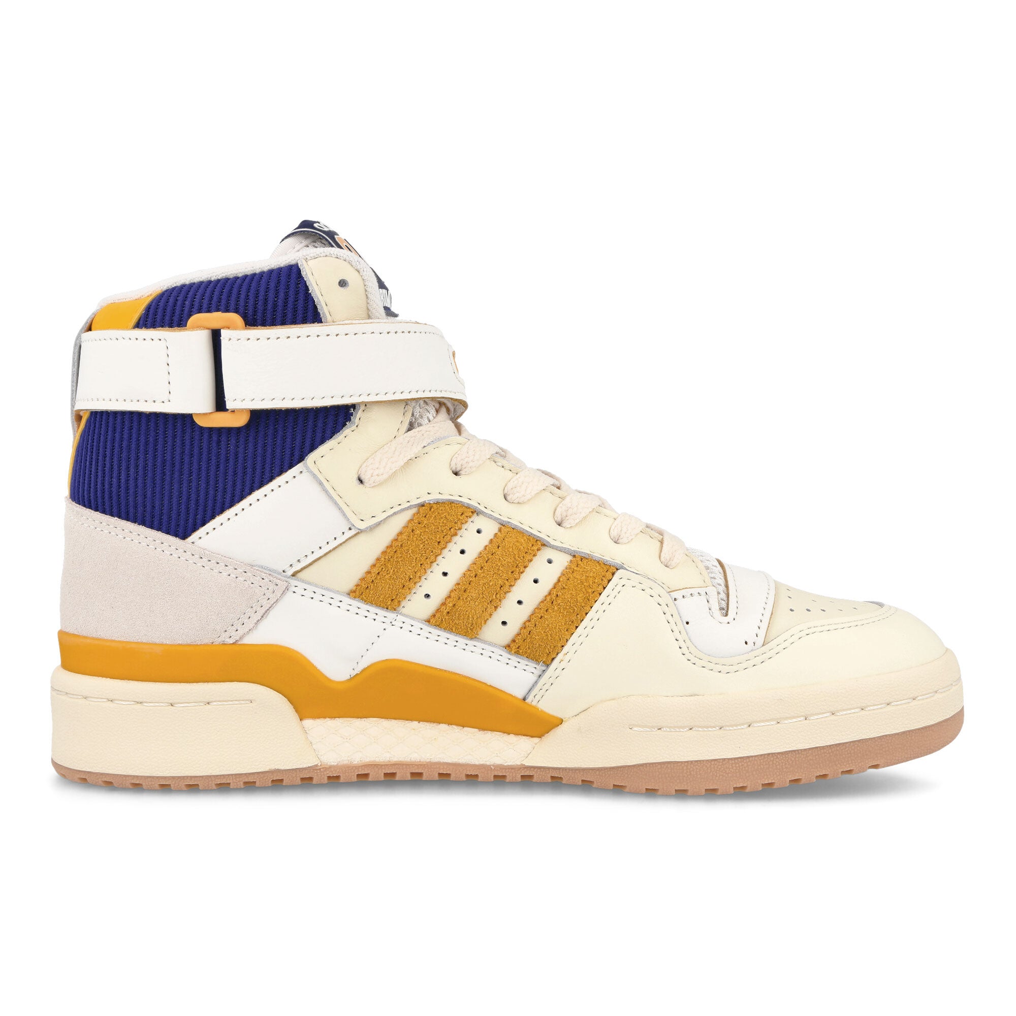 adidas forum 84 high Cream White-Collegiate Purple-Co Gold Sneakers Silhouette | Overkill