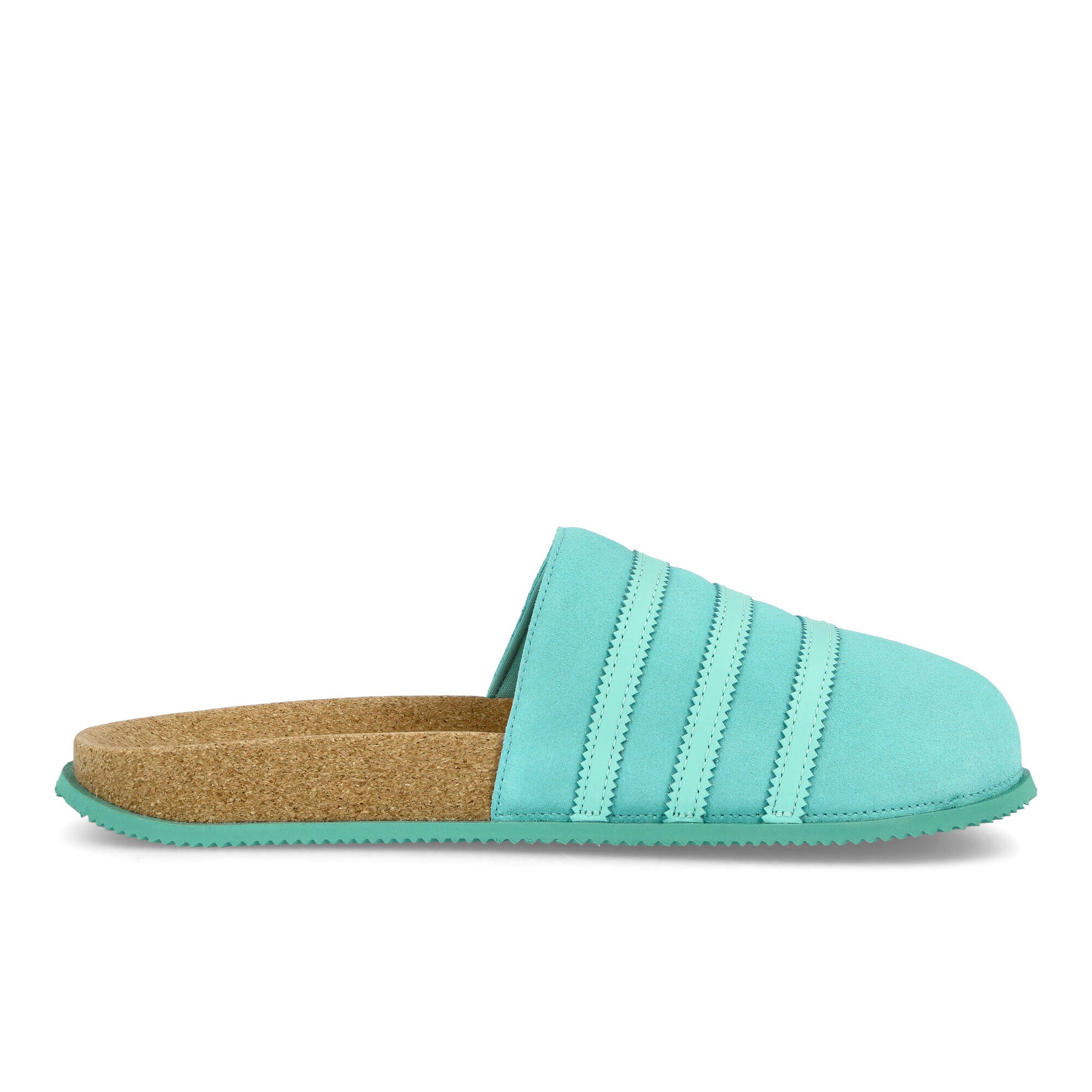 adidas Adimule Lea Easy Mint-Energy Aqua-Gold Slides, Sandals & Slippers Silhouette | Overkill