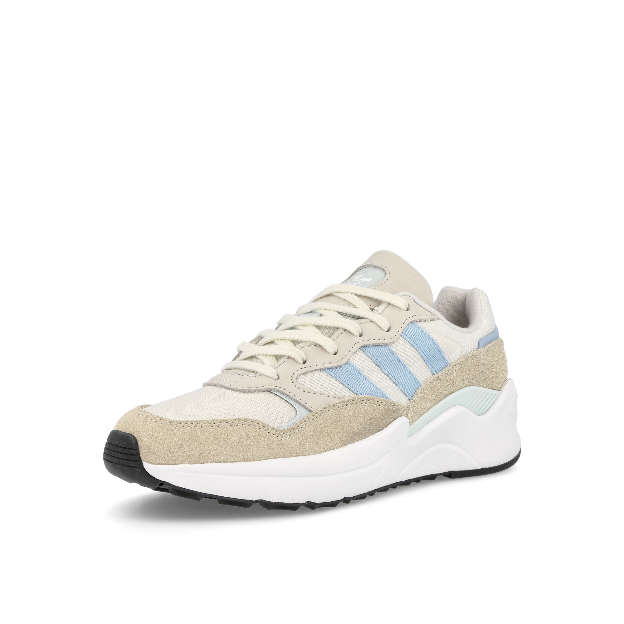 adidas Retropy Adisuper W Cloud White / Clear Sky / Wonder White Low Top Sneakers Close Up | Overkill