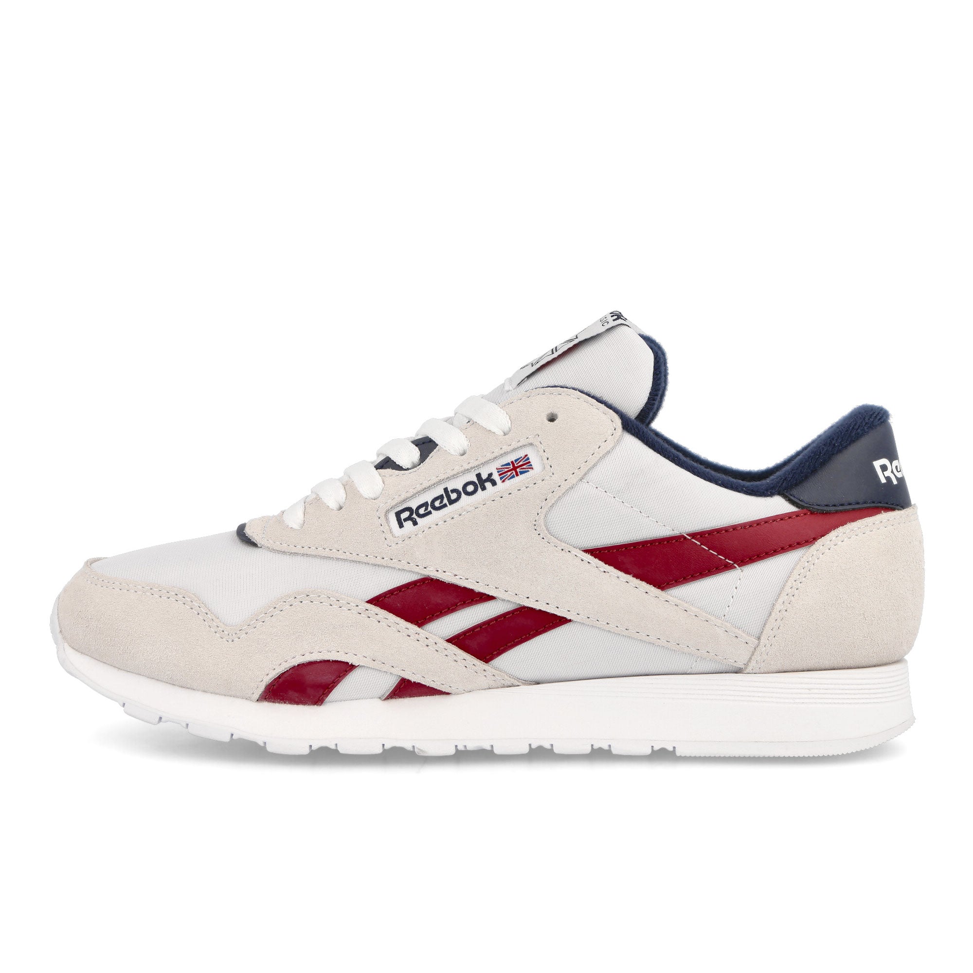 Reebok Classic Nylon Cloud White / Flash Red / Vector Navy Low Top Sneakers GY7232 | Overkill