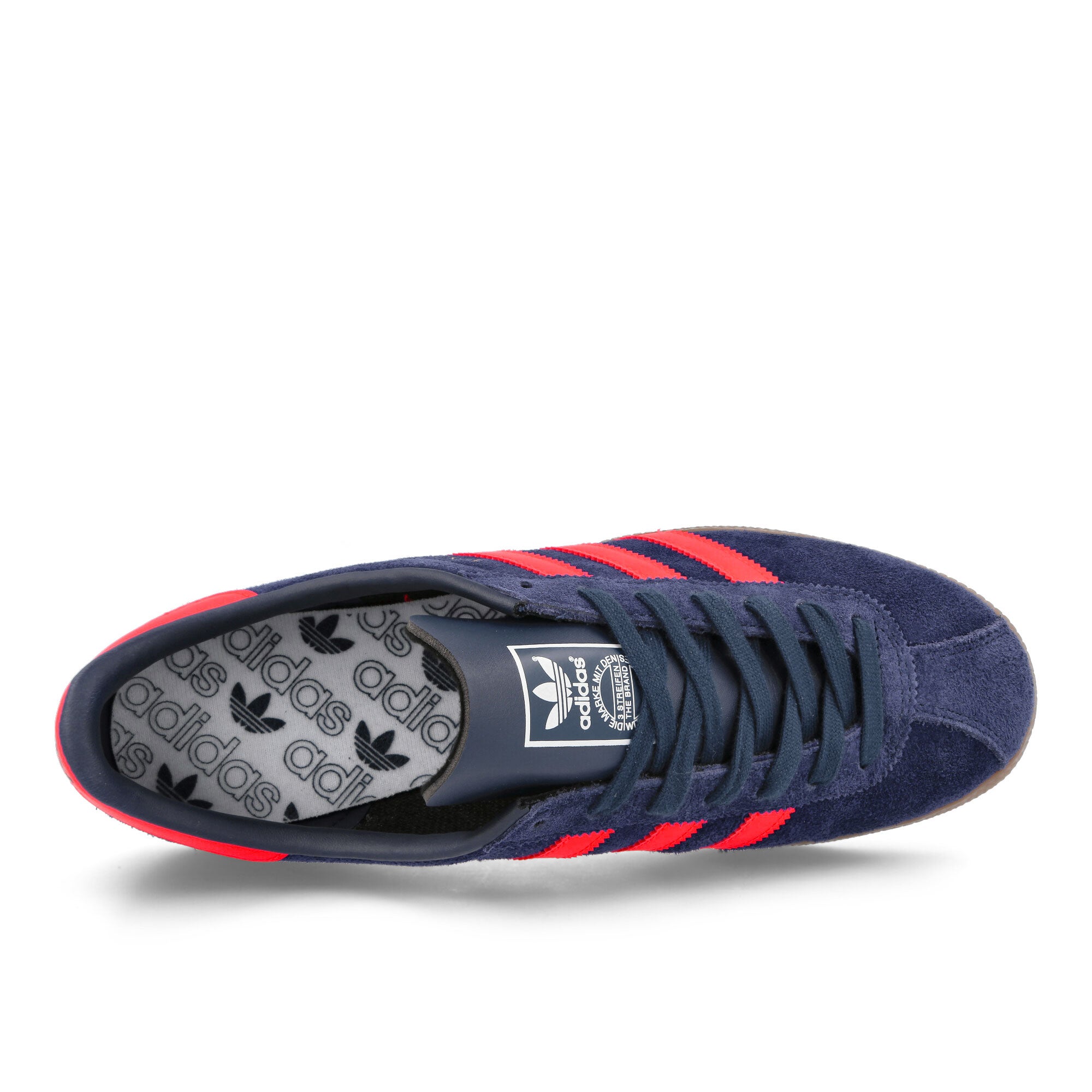 adidas München Dark Blue / Solar Red / Gum 5 Sneakers Detailfoto | Overkill