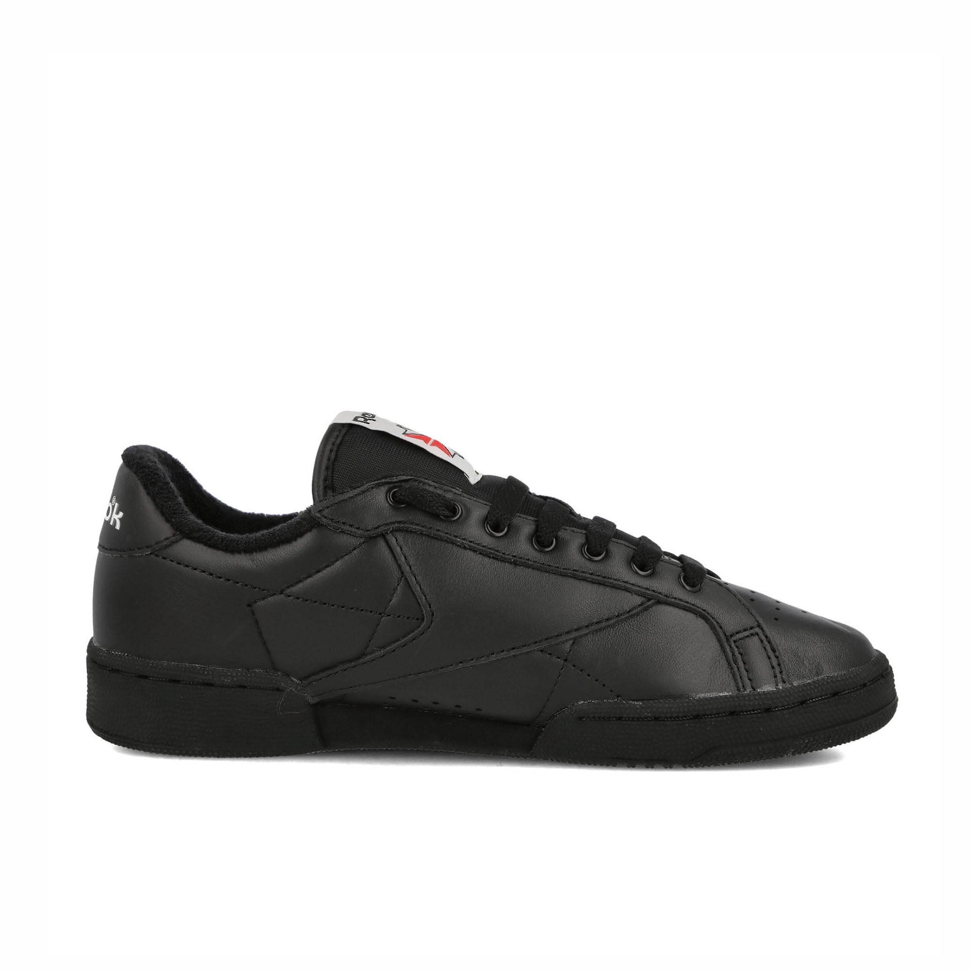 Reebok club c grounds Black / Vecred / Black Sneakers Silhouette | Overkill