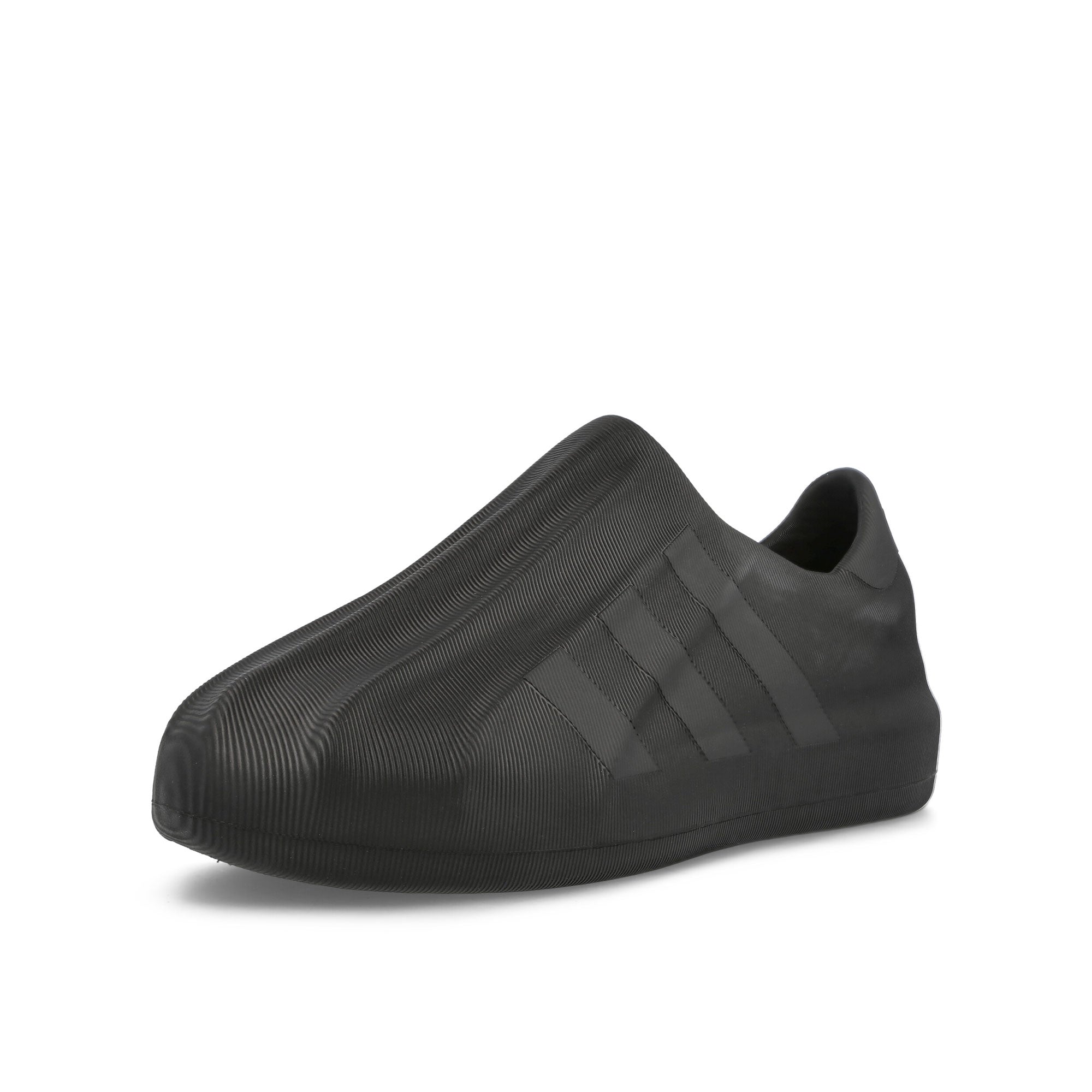 adidas adiFOM Superstar Core Black-Carbon-Core Black Low Top Sneakers Close Up | Overkill