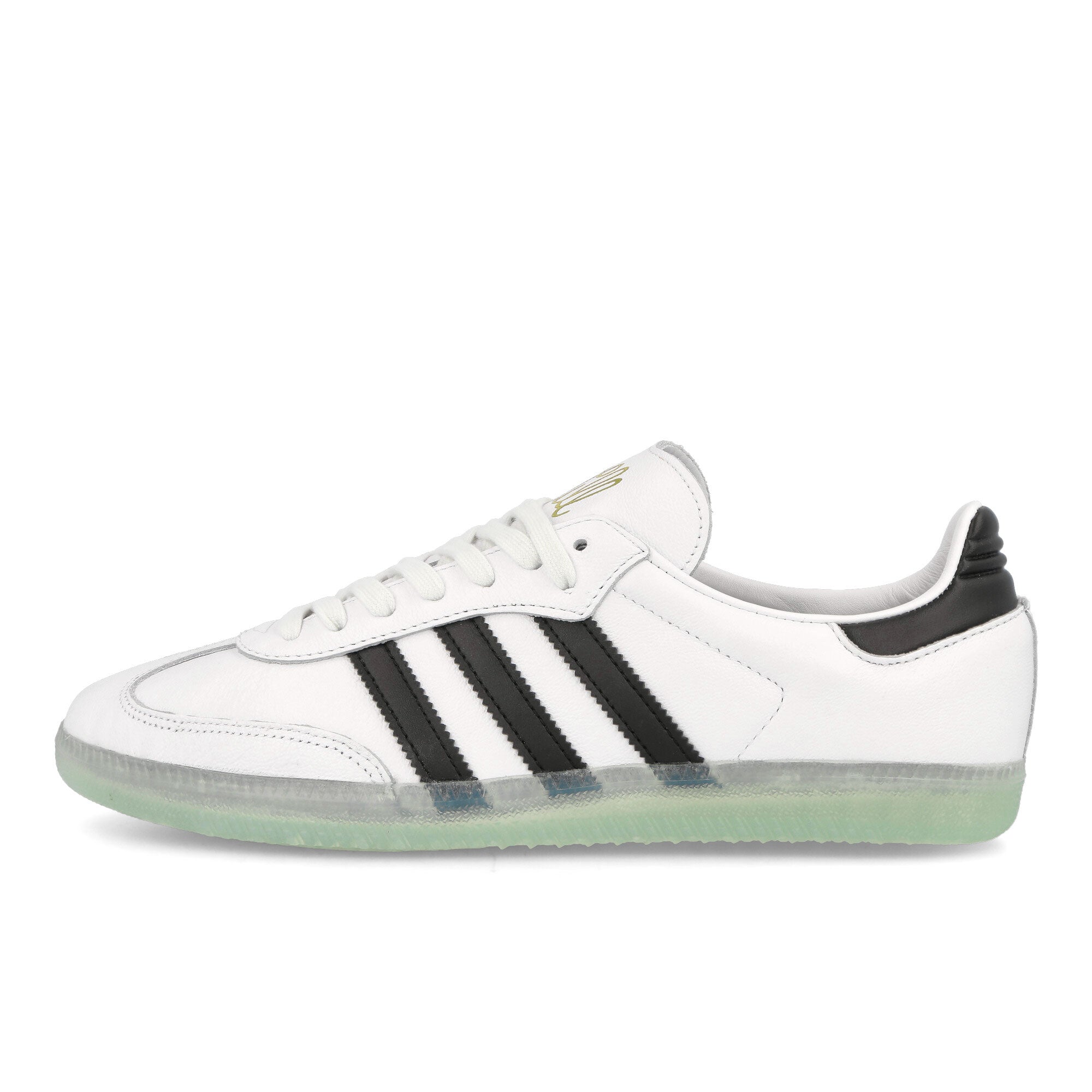 adidas Jason Dill x adidas Samba Cloud White / Core Black / Gold Metallic Sneakers GZ4730 | Overkill