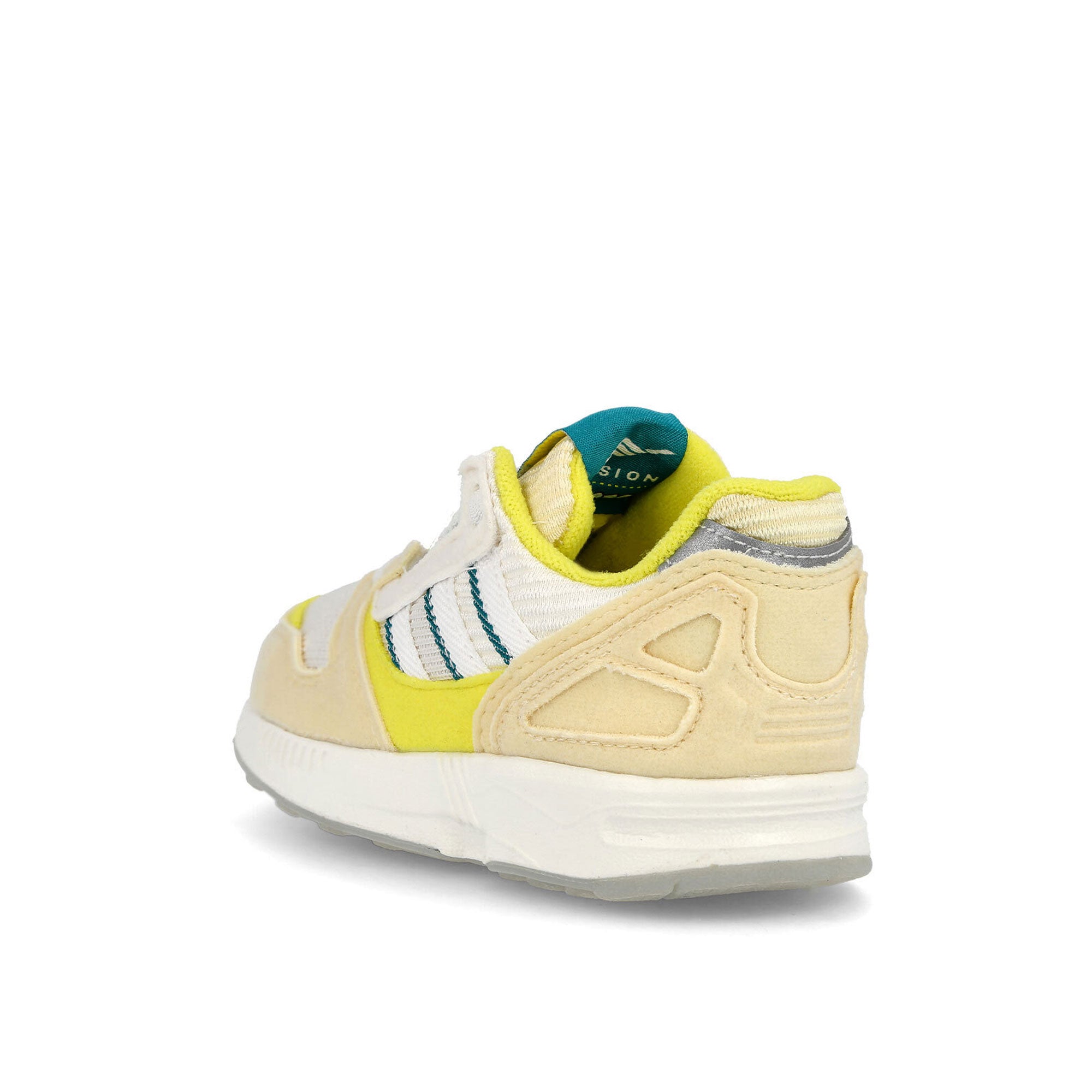 adidas ZX 8000 Frozen Lemonade EL Infants Mist Sun / Chalk White / Bright Yellow Low Top Sneakers GZ7531 Material | Overkill