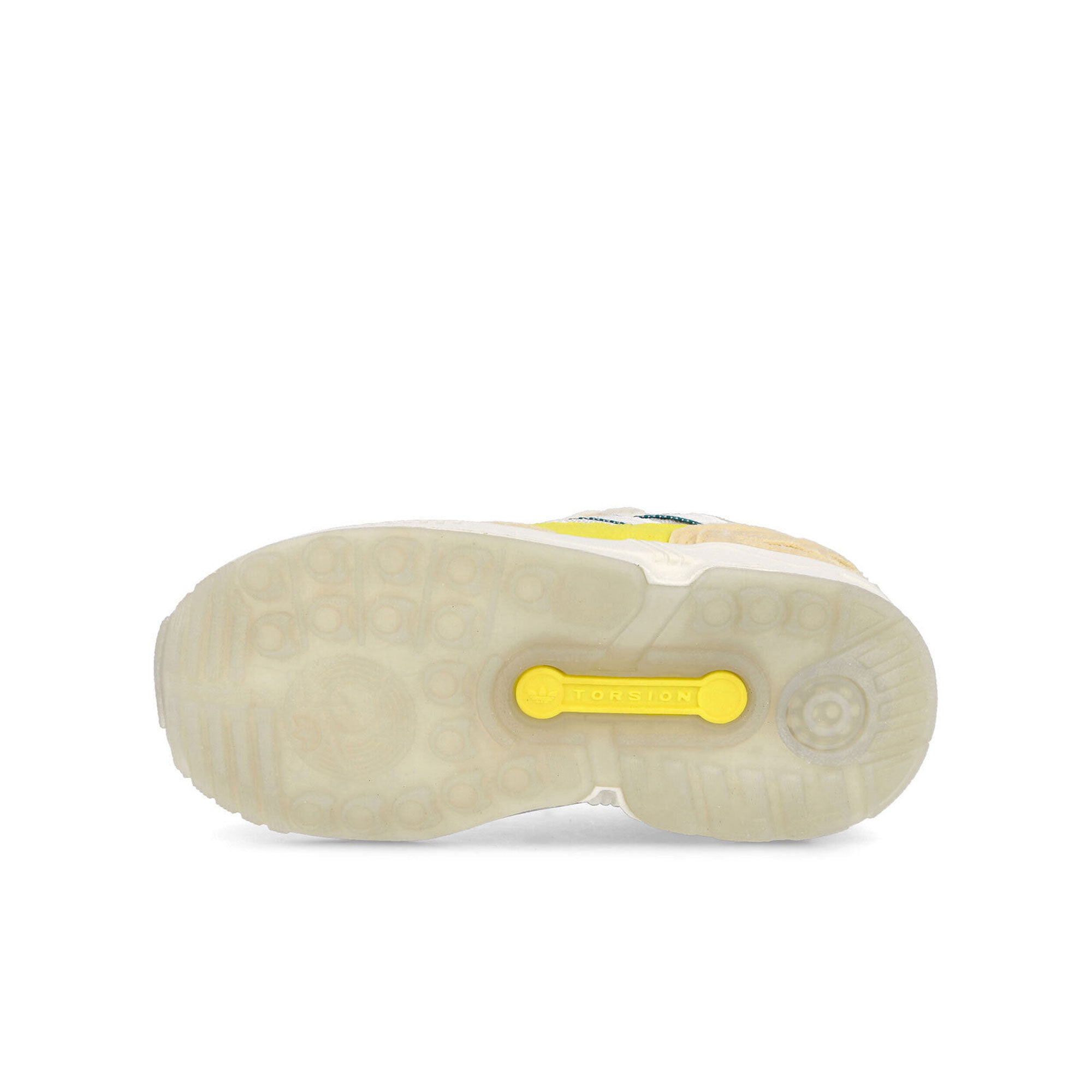 adidas ZX 8000 Frozen Lemonade EL Infants Mist Sun / Chalk White / Bright Yellow Low Top Sneakers GZ7531 Detail View 1 | Overkill