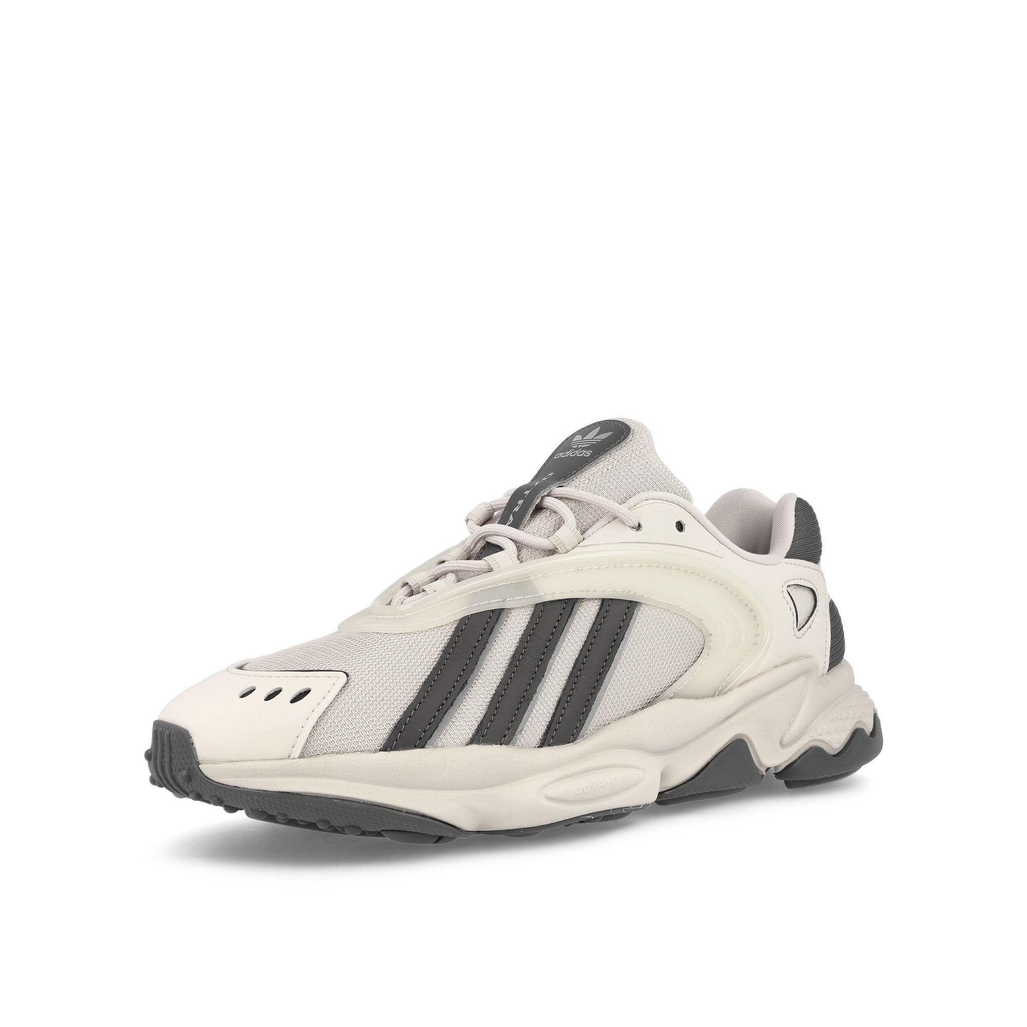adidas Oztral Aluminium-Grey Five-Silver Metallic Sneakers Close Up | Overkill