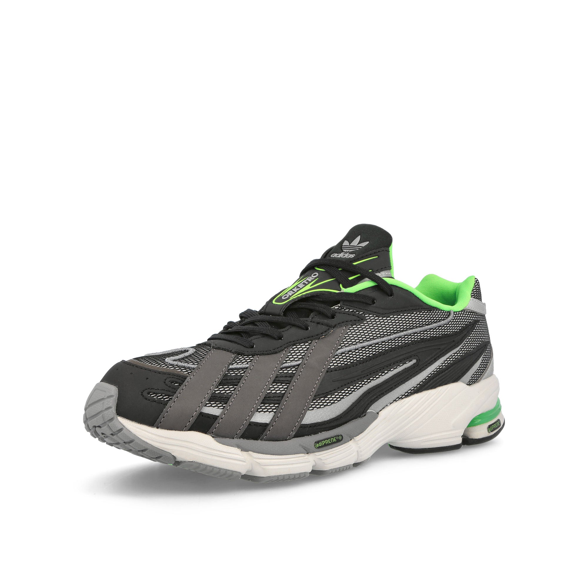 adidas Orketro Core Black-Trace Grey Metallic-Grey One Sneakers Close Up | Overkill