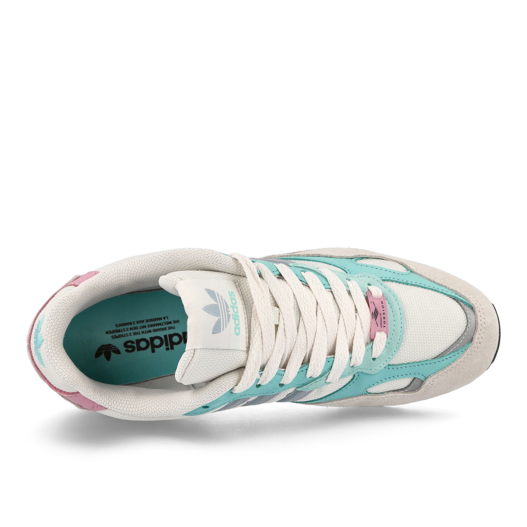 adidas Torsion Super Core White-Magic Grey-Easy Mint Low Top Sneakers Detailfoto | Overkill
