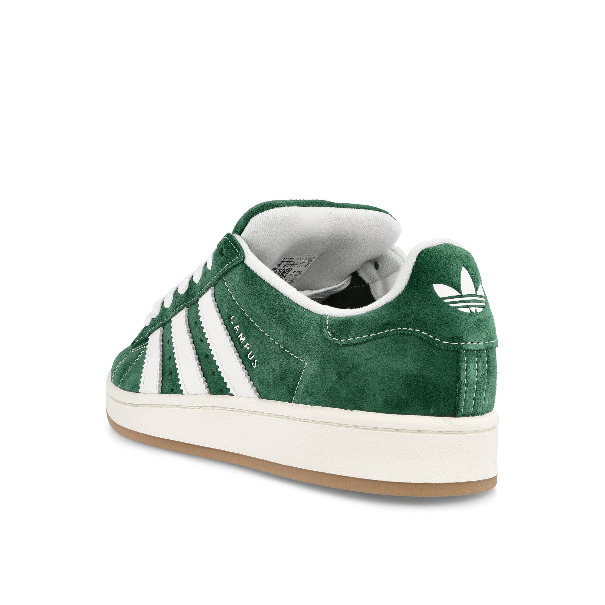 adidas Campus 00s Dark Green / Footwear White / Off White Low Top Sneakers Material | Overkill