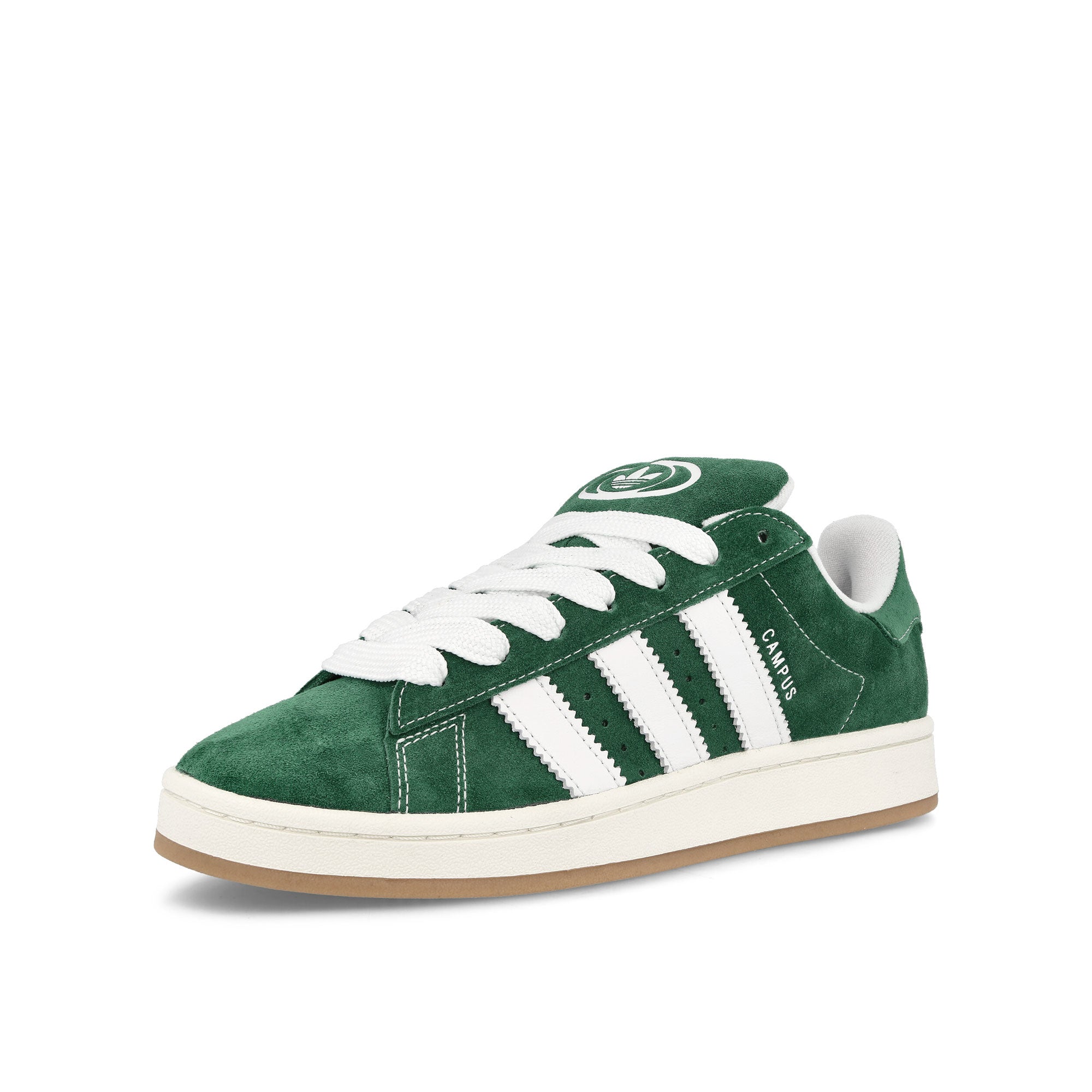 adidas Campus 00s Dark Green / Footwear White / Off White Low Top Sneakers Close Up | Overkill