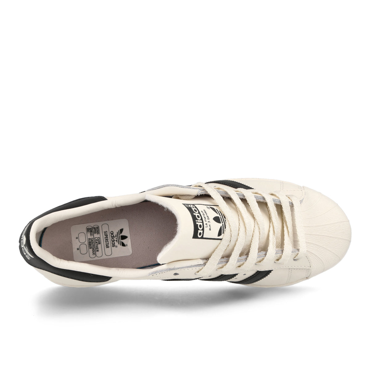 adidas superstar 82 Cloud White / Core Black / Off White Sneakers Detailfoto | Overkill