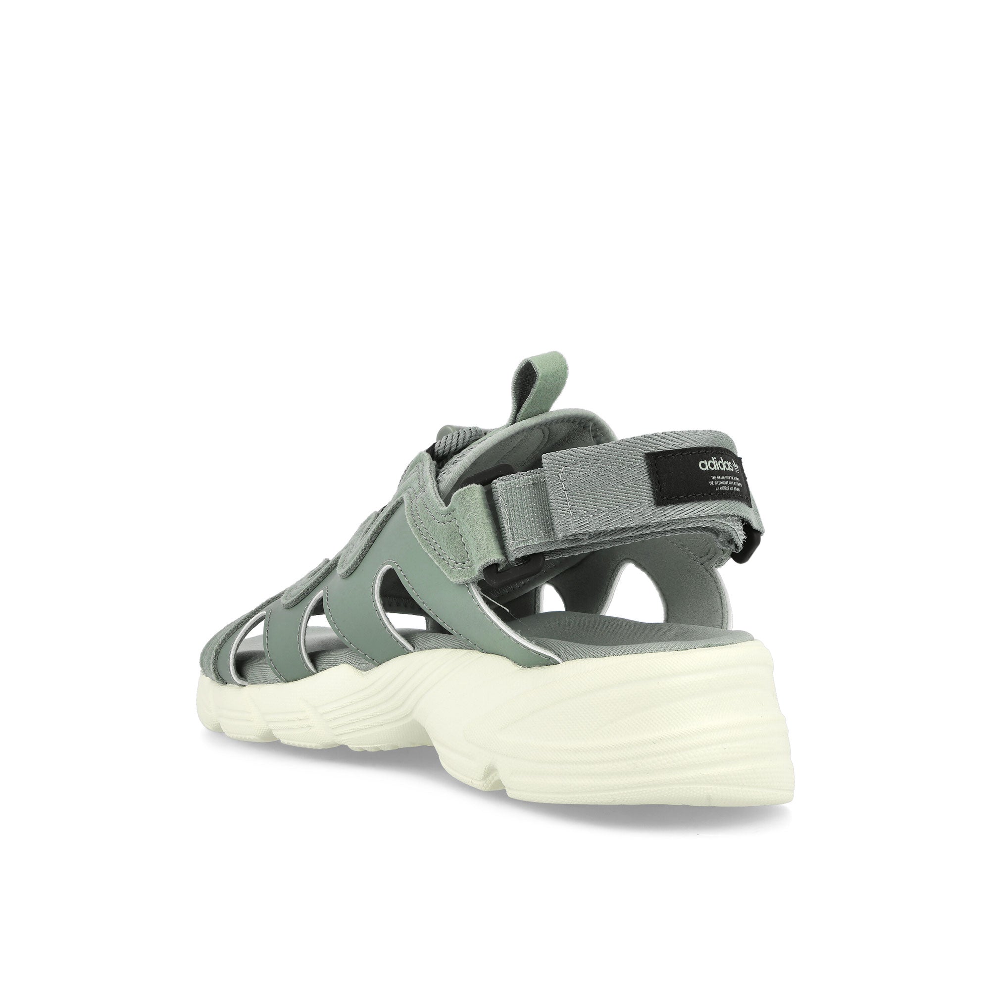 adidas Astir Sndl W Silver Green / Off White / Core Black Slides, Sandals & Slippers Material | Overkill
