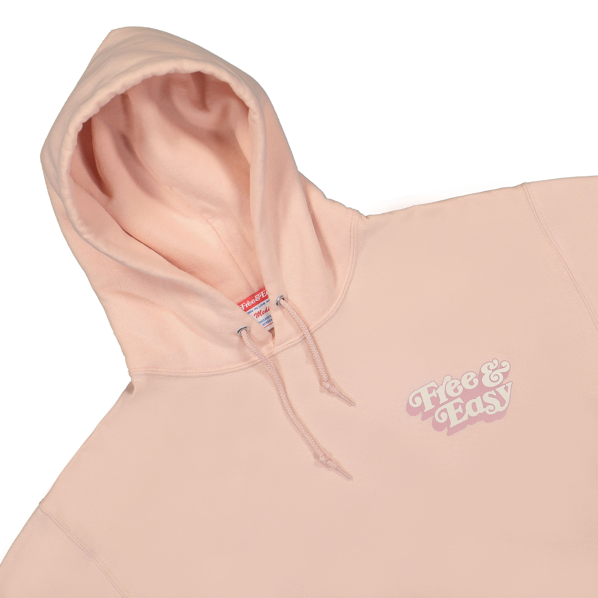 Free & Easy Dont Trip Drop Shadow OG Hoodie Blush Hoodies Material | Overkill