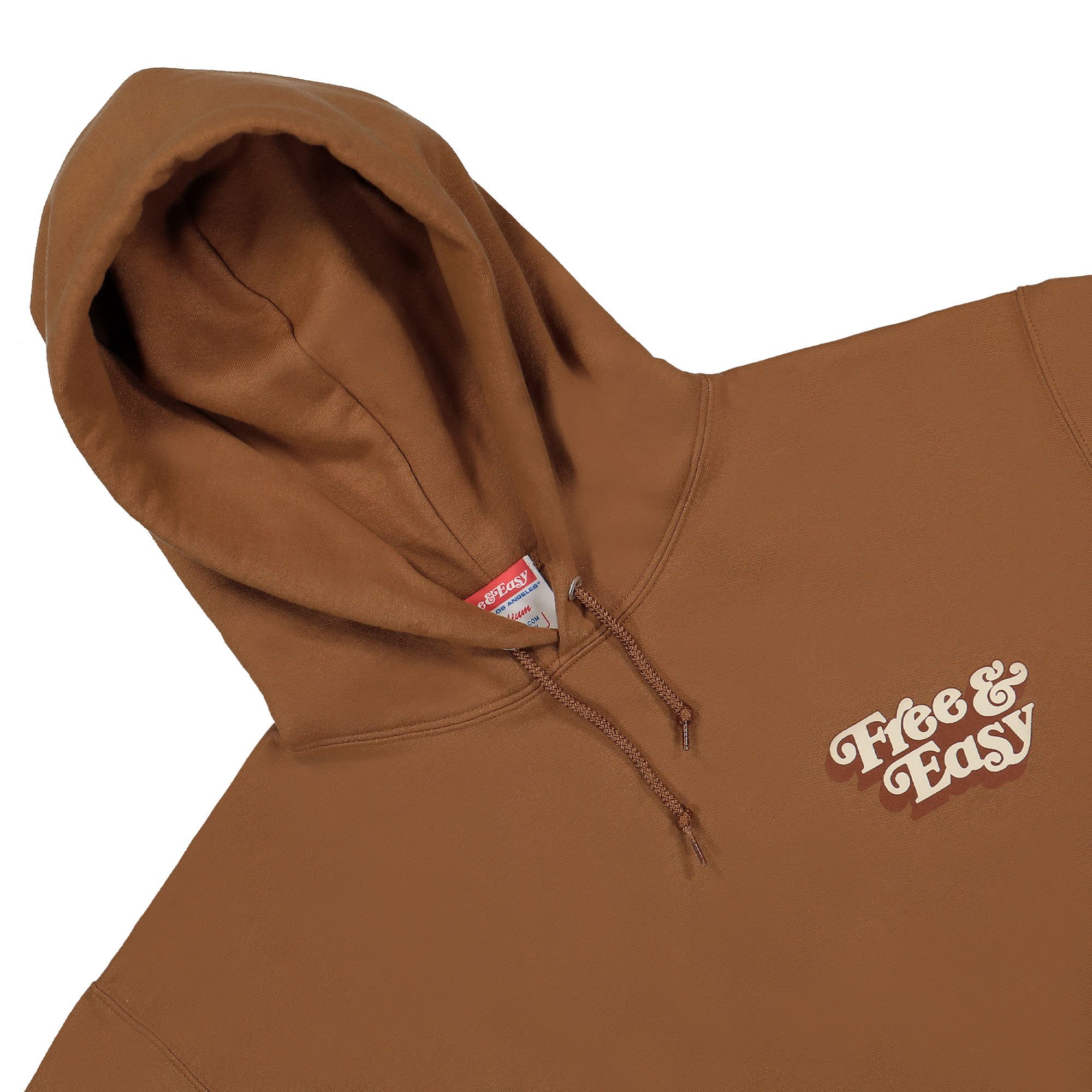 Free & Easy Dont Trip Drop Shadow OG Hoodie Caramel Hoodies Material | Overkill