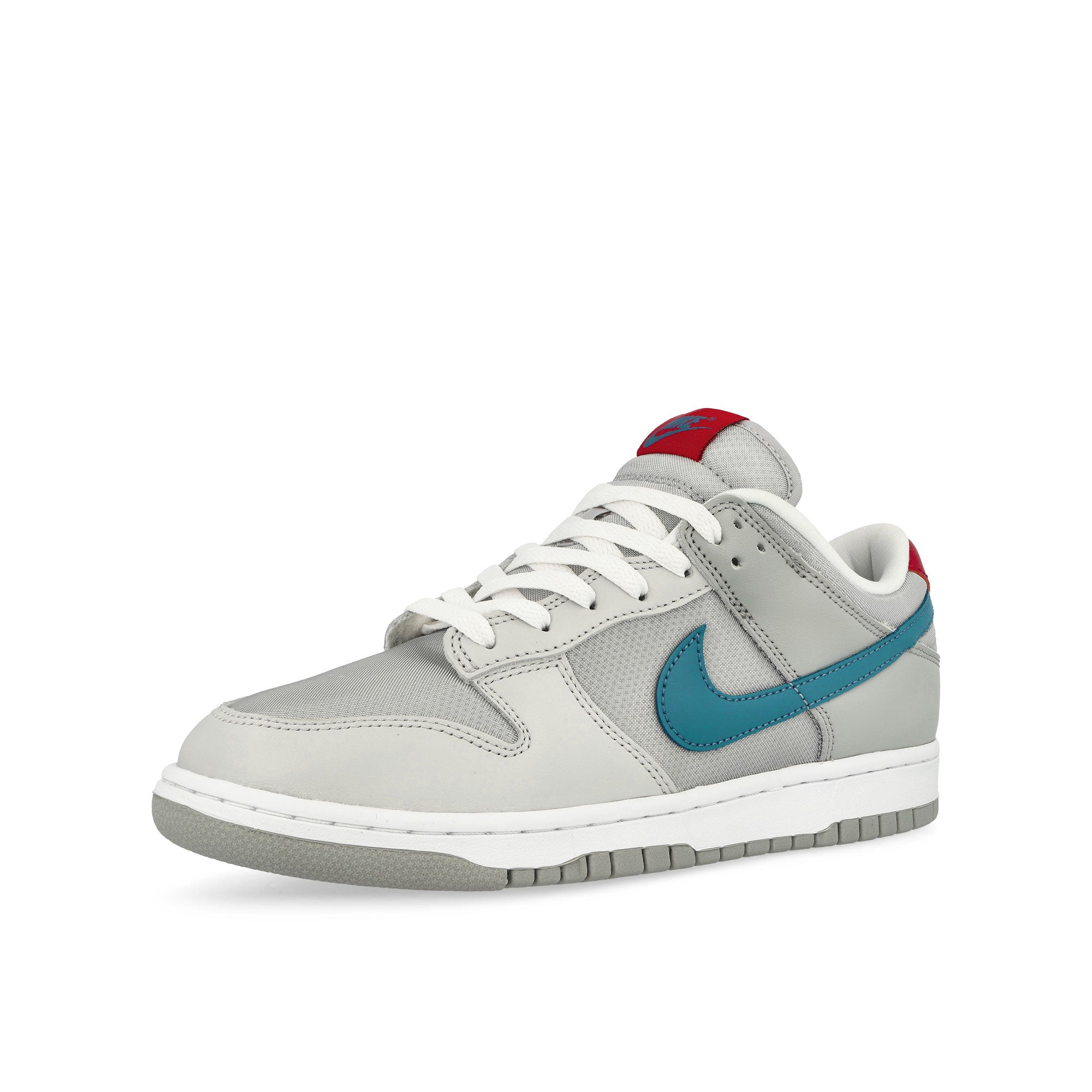 Nike Dunk Low Silver Low Top Sneakers Close Up | Overkill