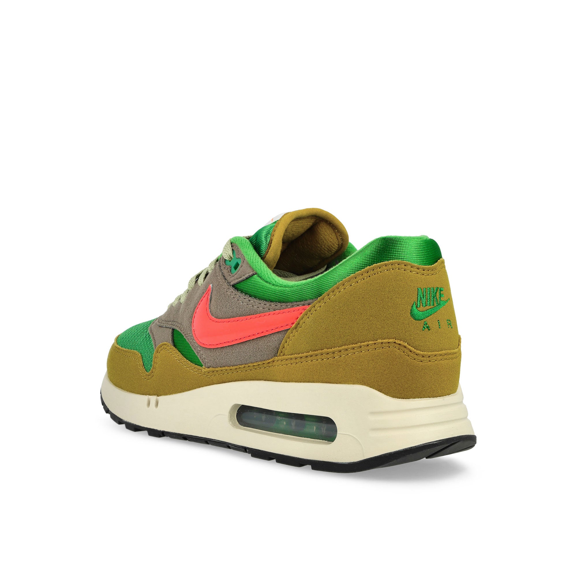 Nike Air Max 1 '86 Premium Classic Green / Ember Glow-Olive Grey Low Top Sneakers Material | Overkill