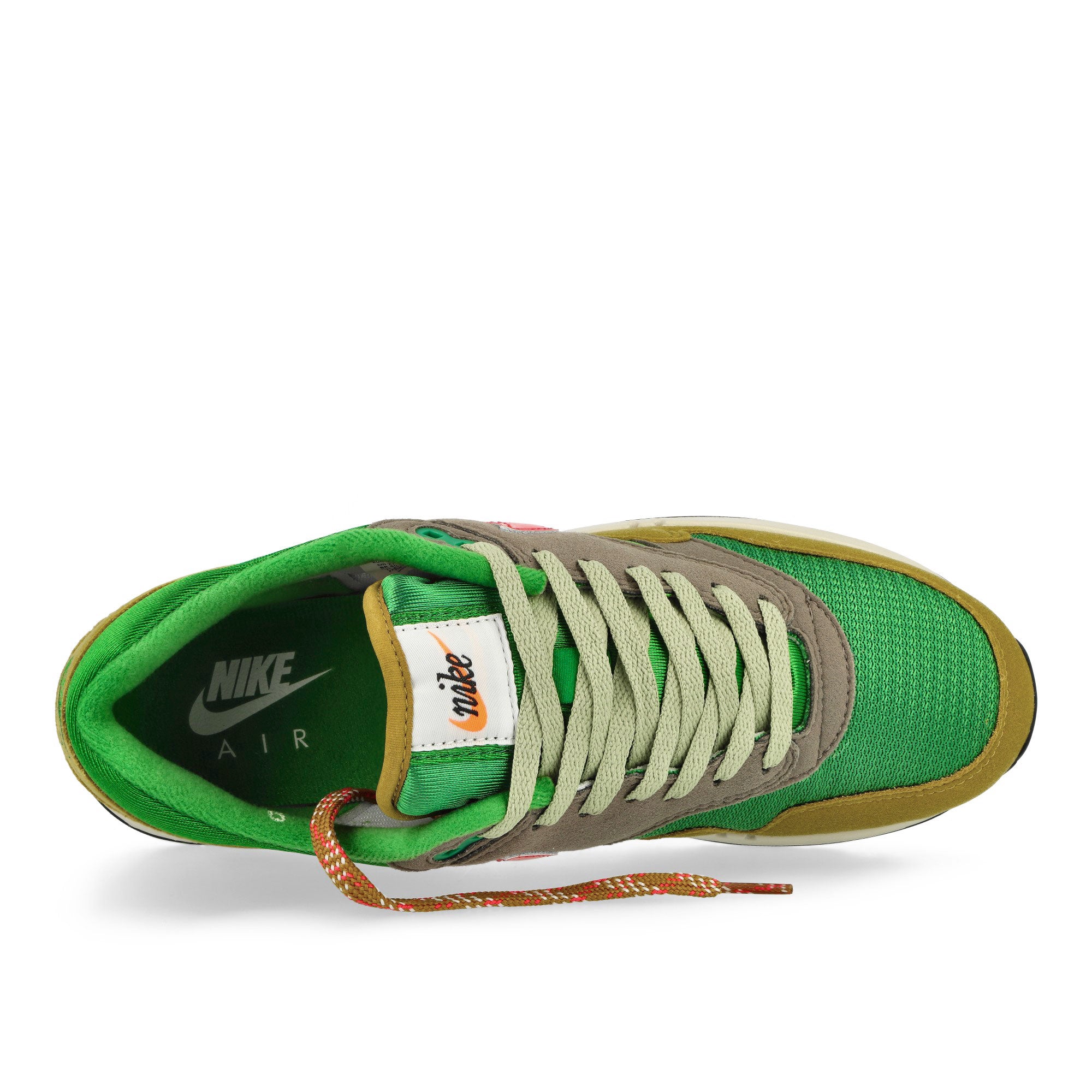 Nike Air Max 1 '86 Premium Classic Green / Ember Glow-Olive Grey Low Top Sneakers Detailfoto | Overkill