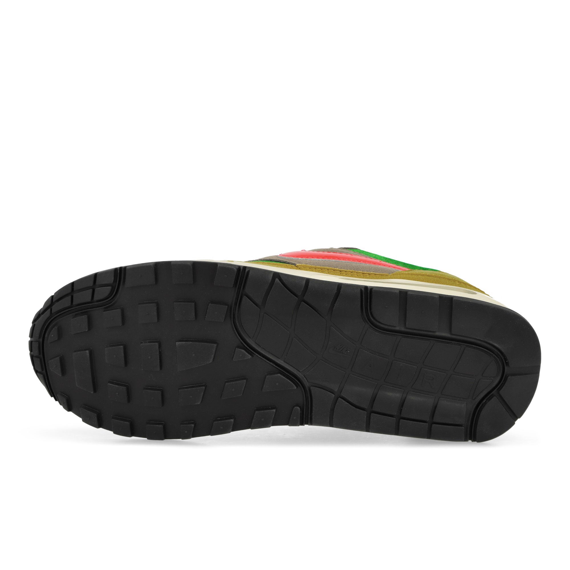 Nike Air Max 1 '86 Premium Classic Green / Ember Glow-Olive Grey Low Top Sneakers Detail View 1 | Overkill