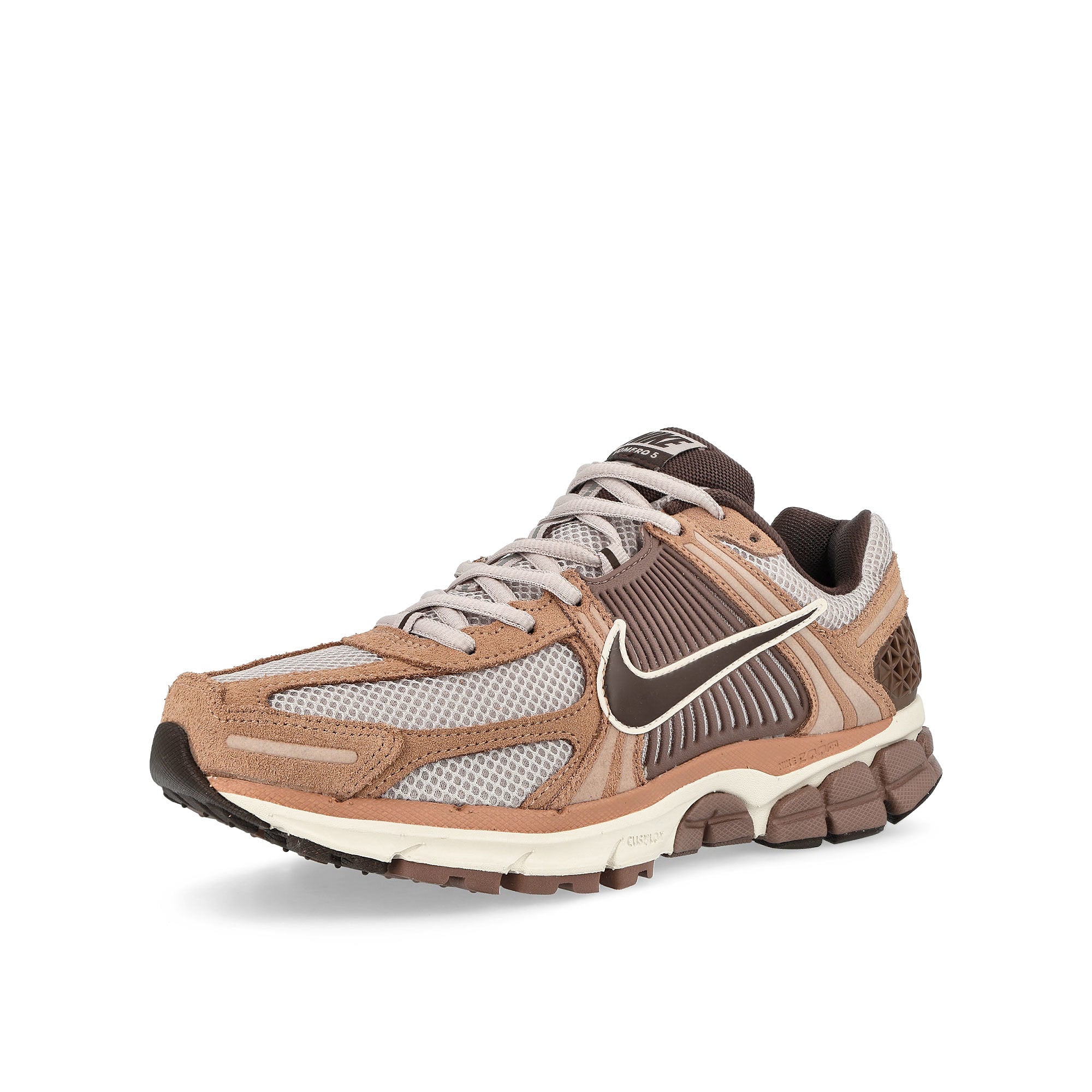 Nike Zoom Vomero 5 Dusted Clay / Earth - Platinum Violet Low Top Sneakers Close Up | Overkill