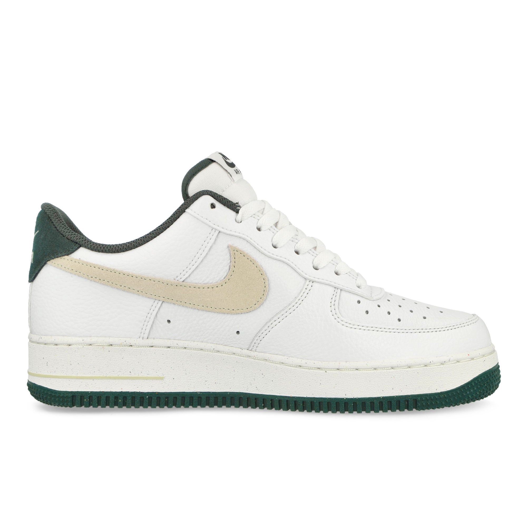 Nike Air Force 1 '07 LV8 White / Sea Glass- Vintage Green Low Top Sneakers Silhouette | Overkill