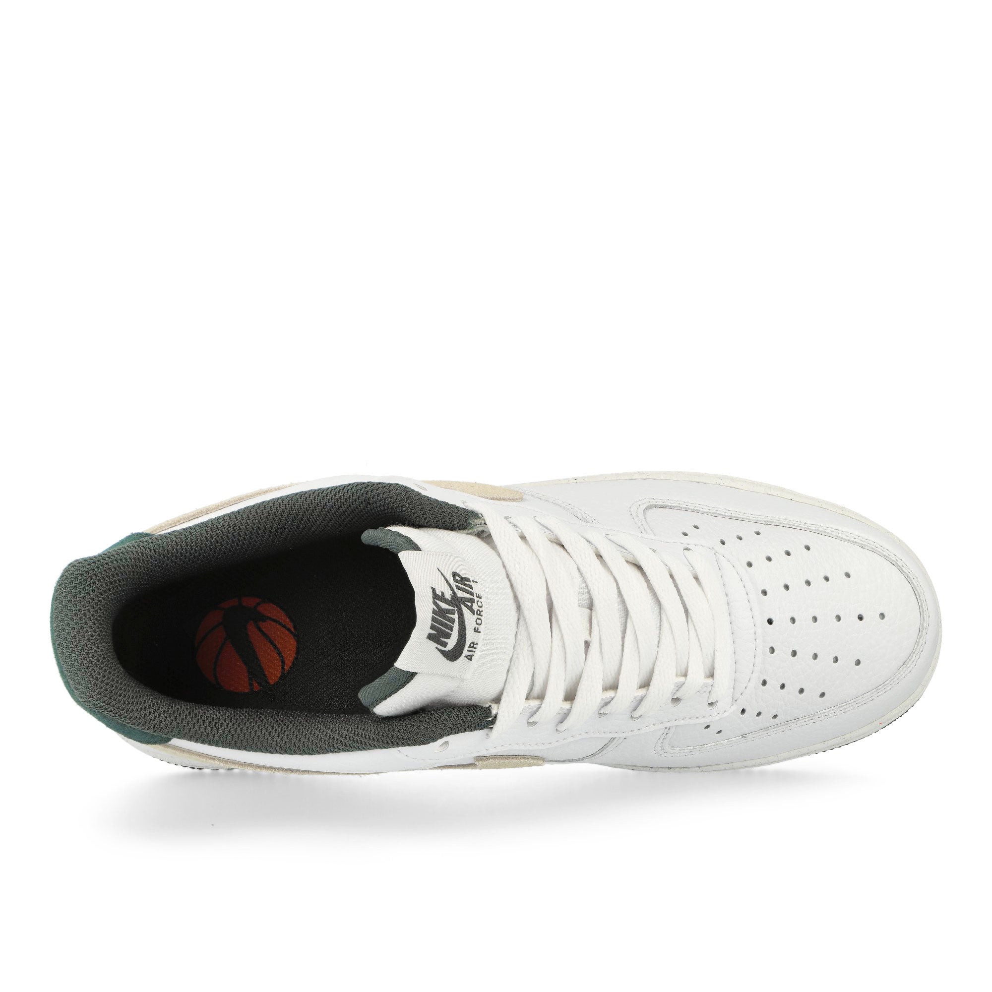 Nike Air Force 1 '07 LV8 White / Sea Glass- Vintage Green Low Top Sneakers Detailfoto | Overkill