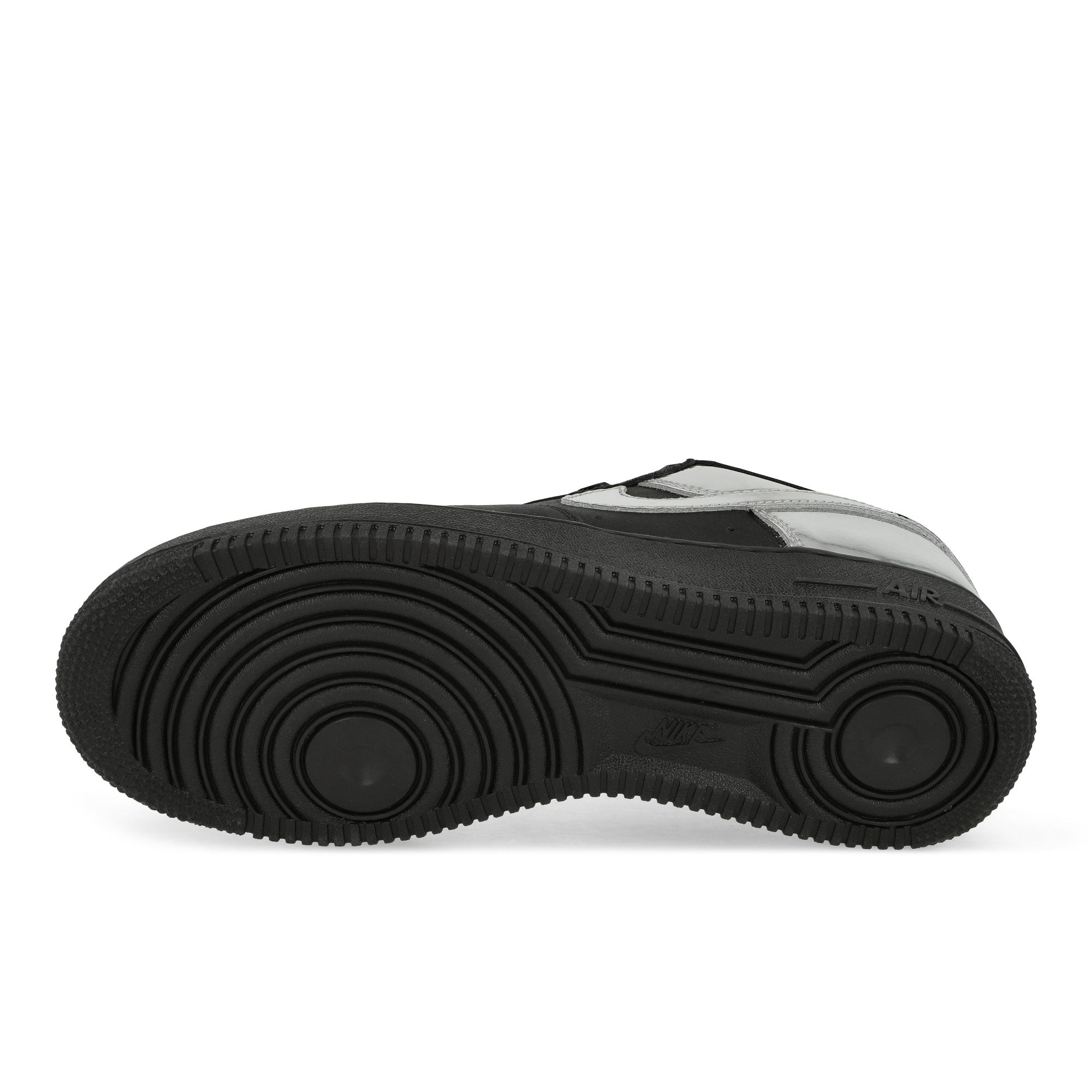 Nike Air Force 1 Low Retro Black / Chrome - Black Low Top Sneakers Detail View 1 | Overkill