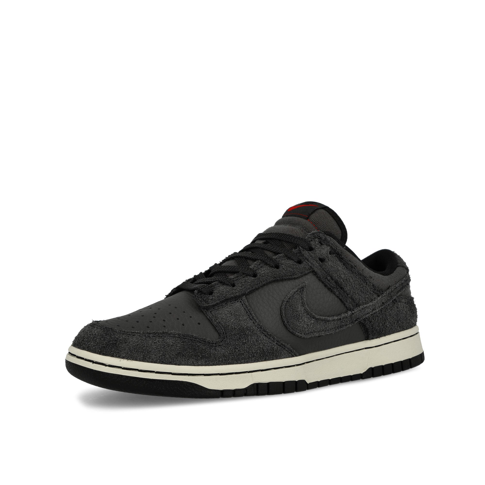 Nike Dunk Low Retro Premium Black / Off Noir-Medium Ash-Coconut Milk Low Top Sneakers Close Up | Overkill