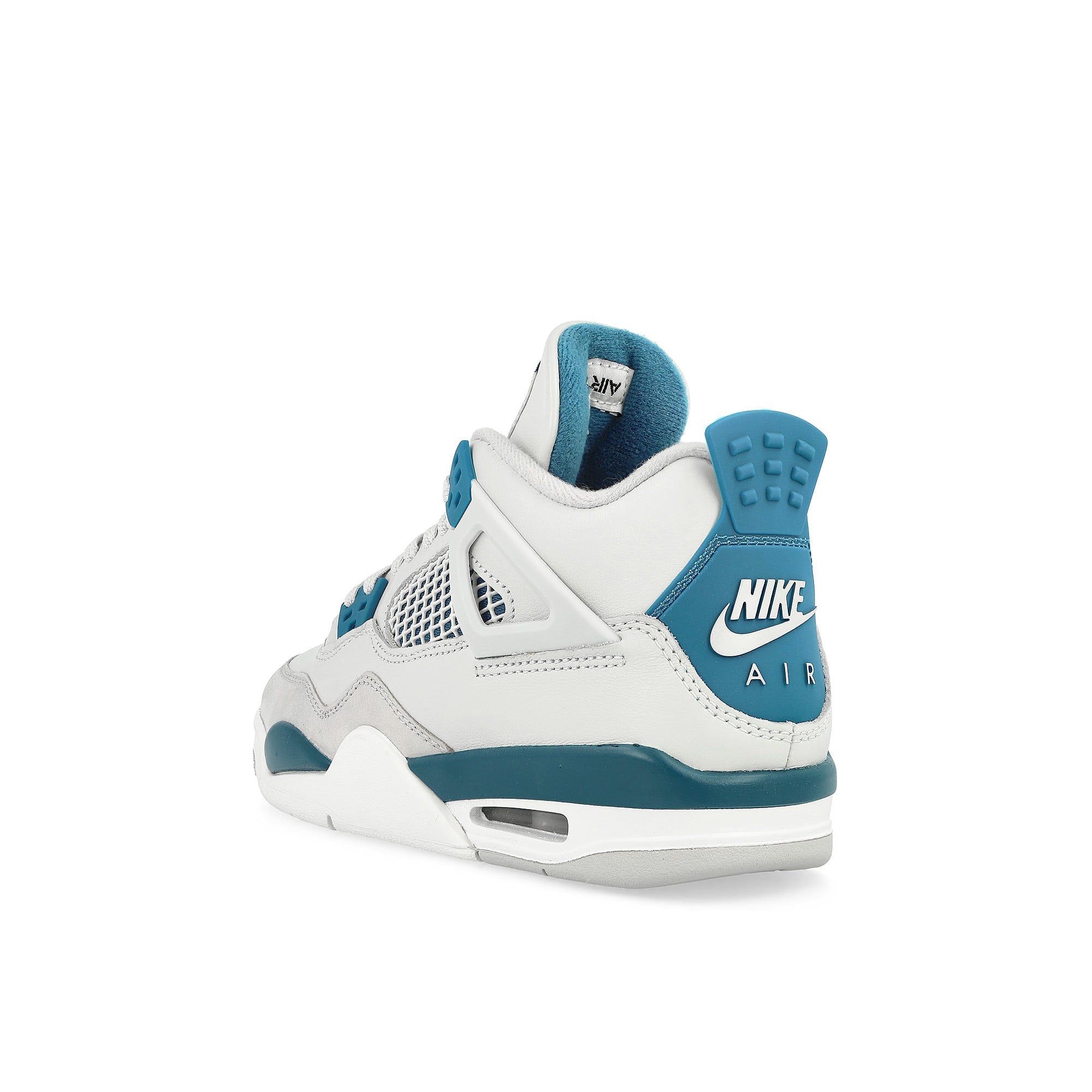Jordan Air Jordan 4 Retro GS Off White / Military Blue - Neutral Grey Close-up | Overkill