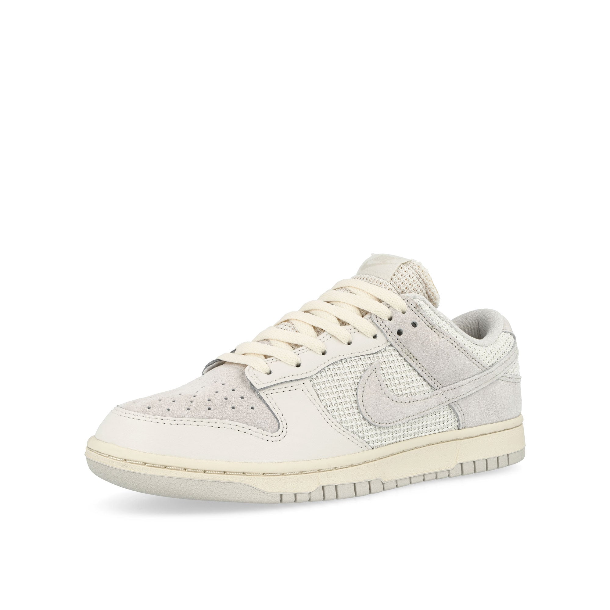 Nike Dunk Low Phantom / Light Bone - Sail - Coconut Milk Low Top Sneakers Close Up | Overkill