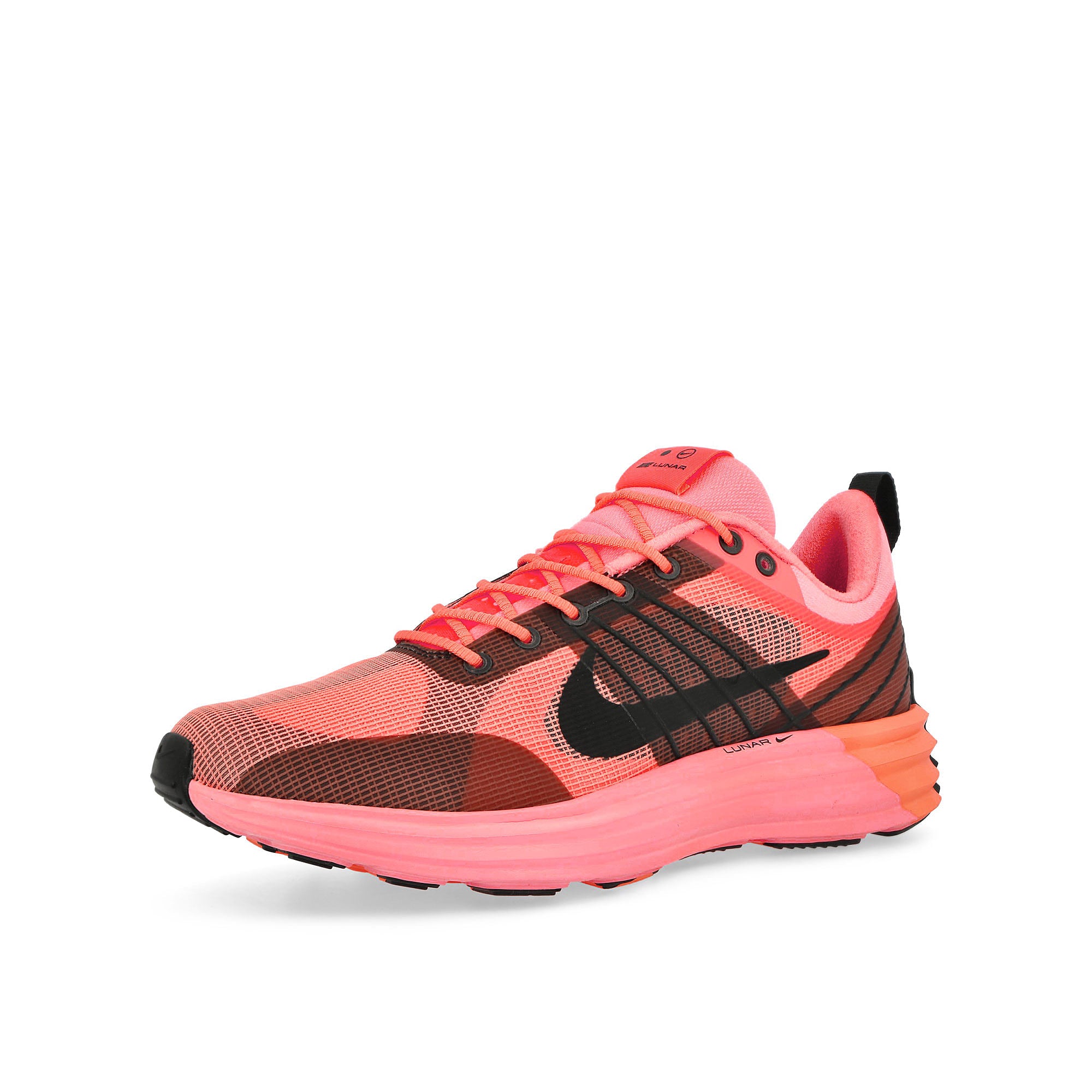 Nike Lunar Roam Premium Pink Gaze / Black - Crimson Bliss Low Top Sneakers Close Up | Overkill