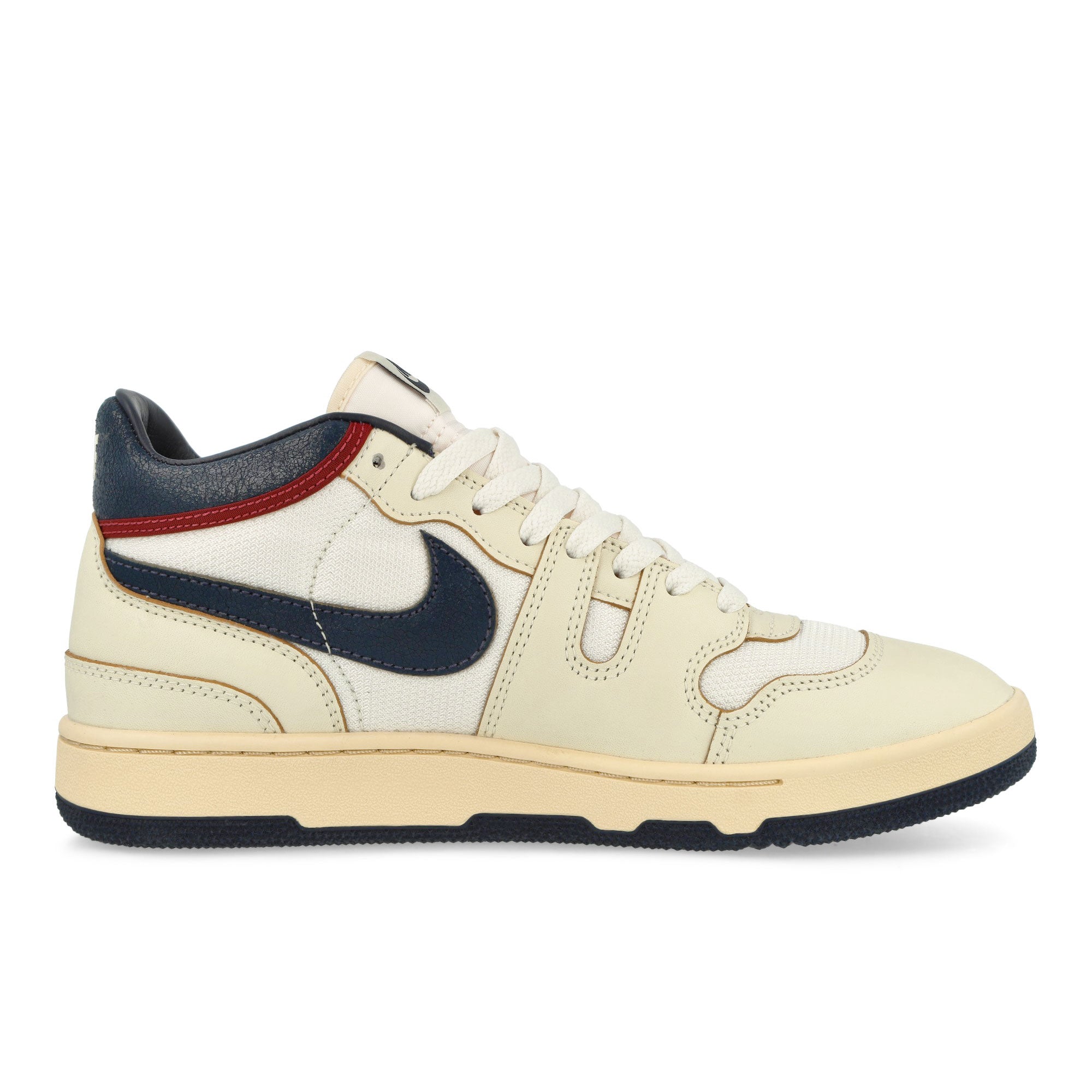 Nike Attack Premium Sail / Midnight Navy - Coconut Milk Mid Top Sneakers Silhouette | Overkill