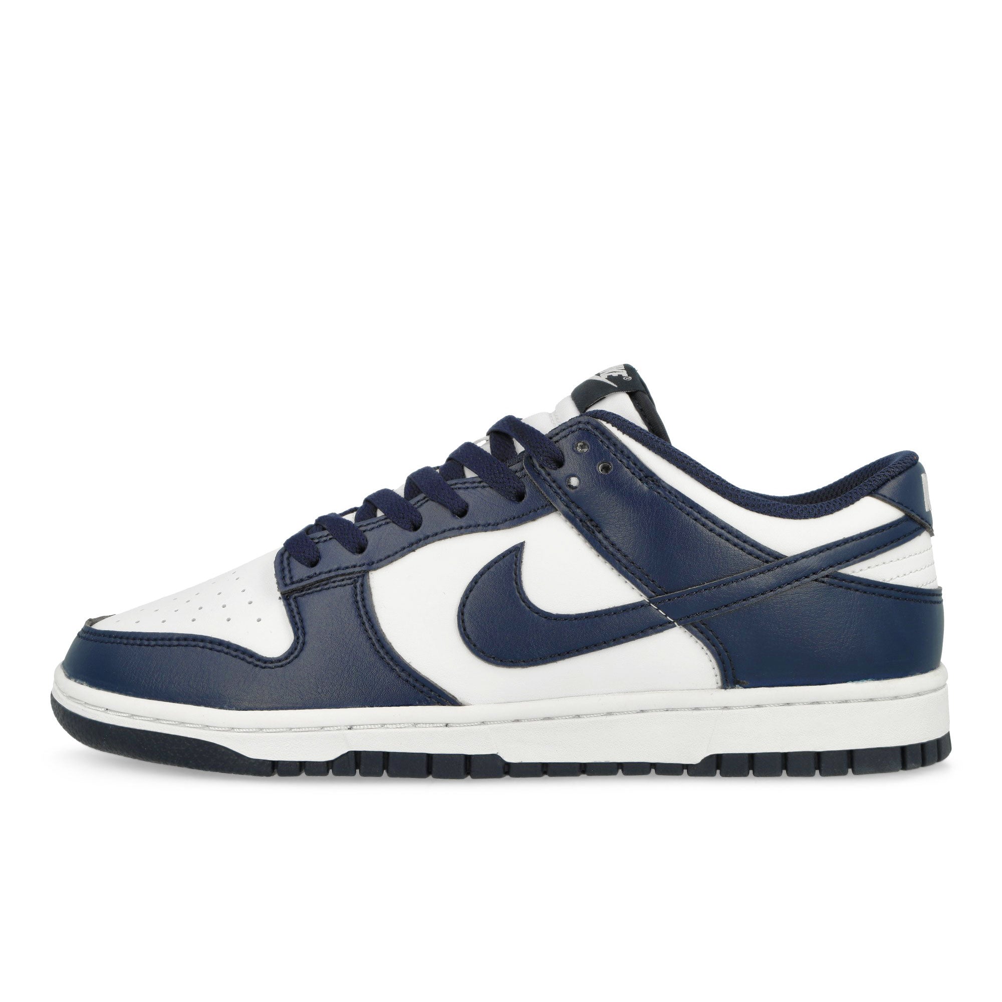 Nike Dunk Low Retro White / Midnight Navy - White Low Top Sneakers HF5441 107 | Overkill