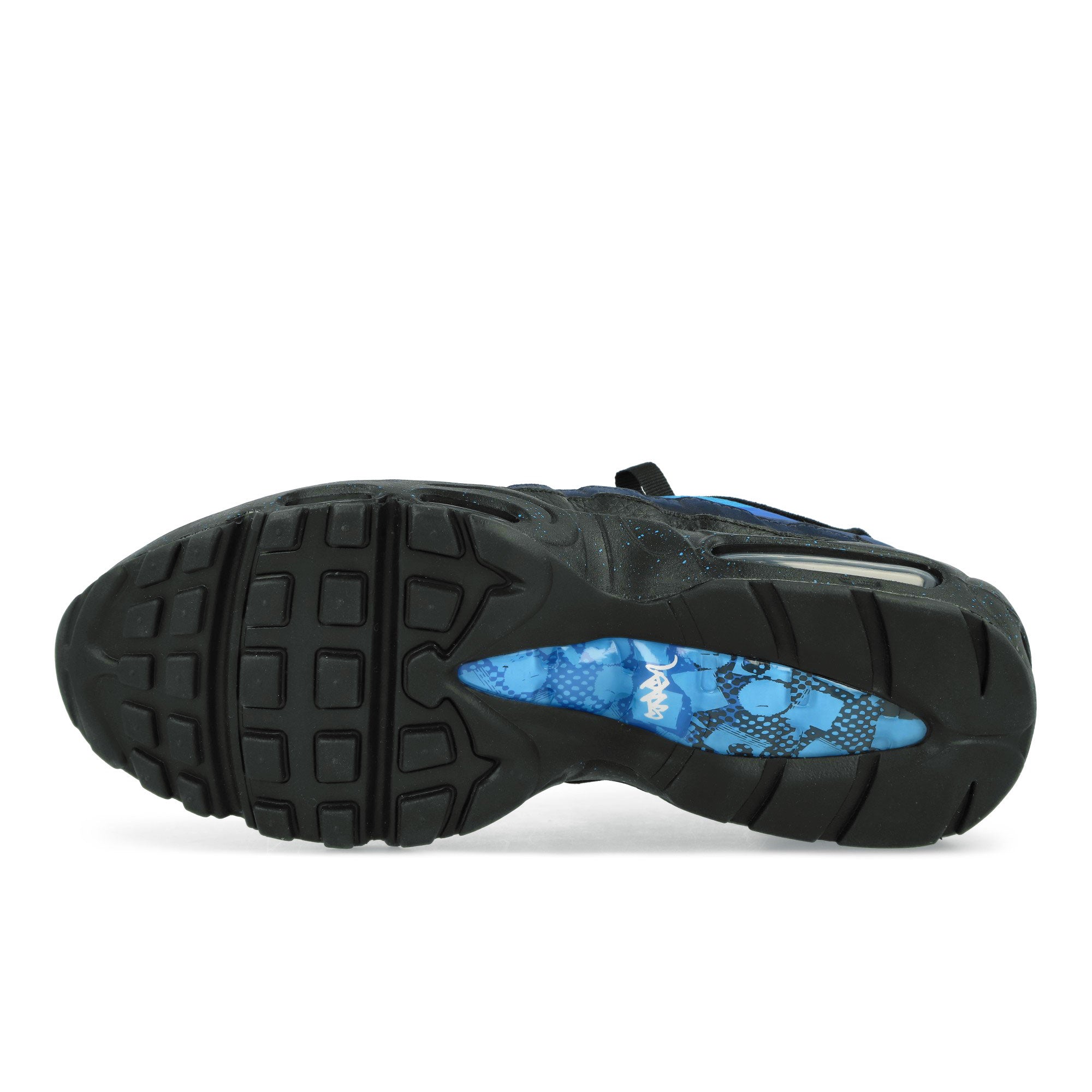 Nike Air Max 95 SP Obsidian / Black - Harbor Blue Low Top Sneakers Detail View 2 | Overkill