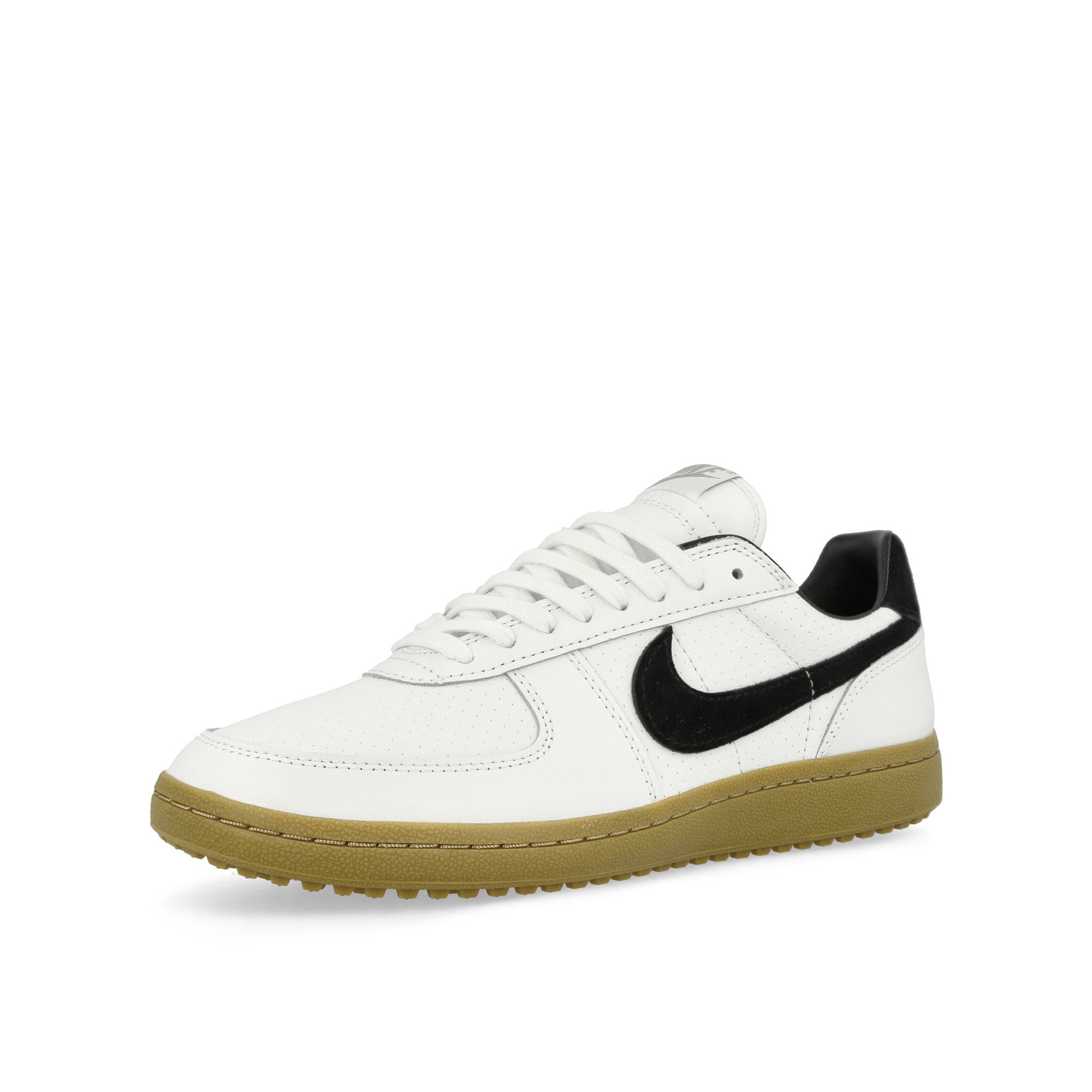 Nike Field General 82 SP White / Black - Gum Light Brown Low Top Sneakers Close Up | Overkill