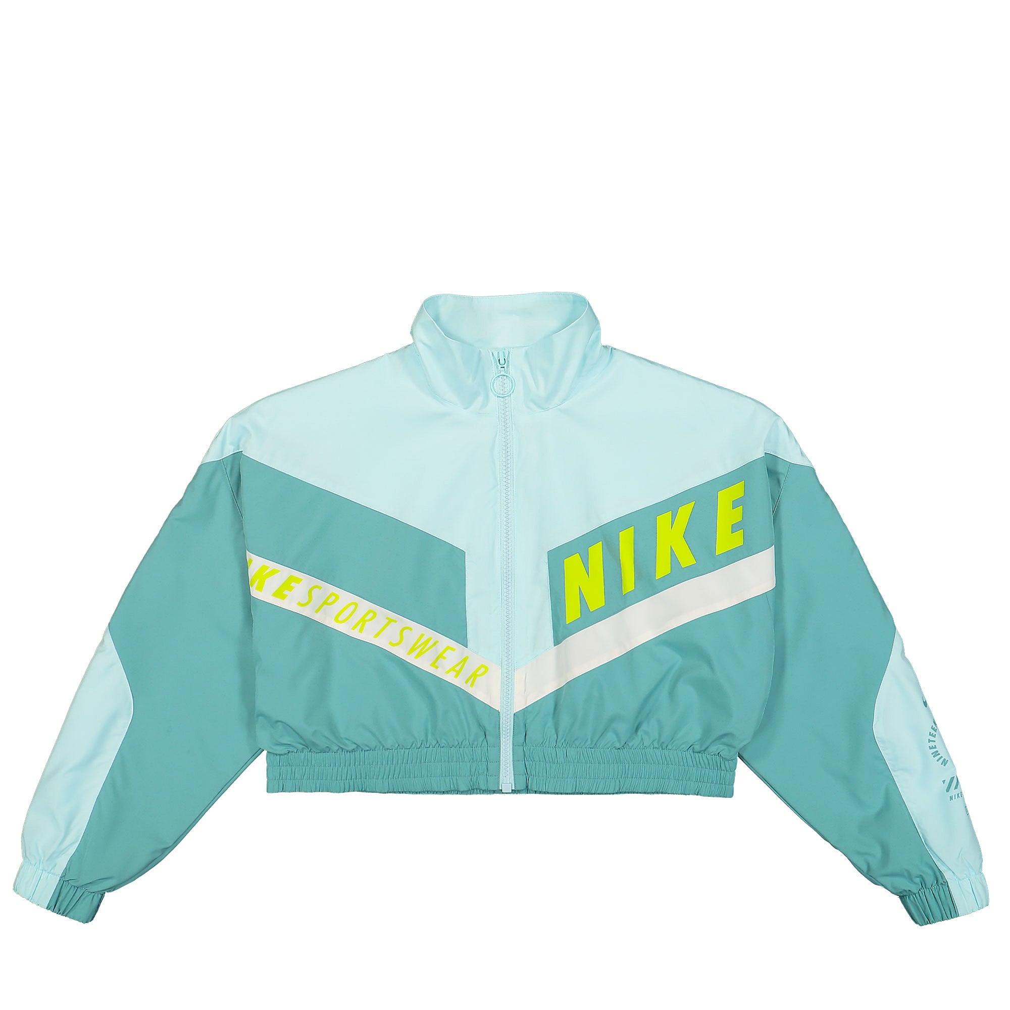 Nike Wmns Woven Jacket Glacier Blue / Denim Turquoise / Sail Track Jackets HF5956 474 | Overkill