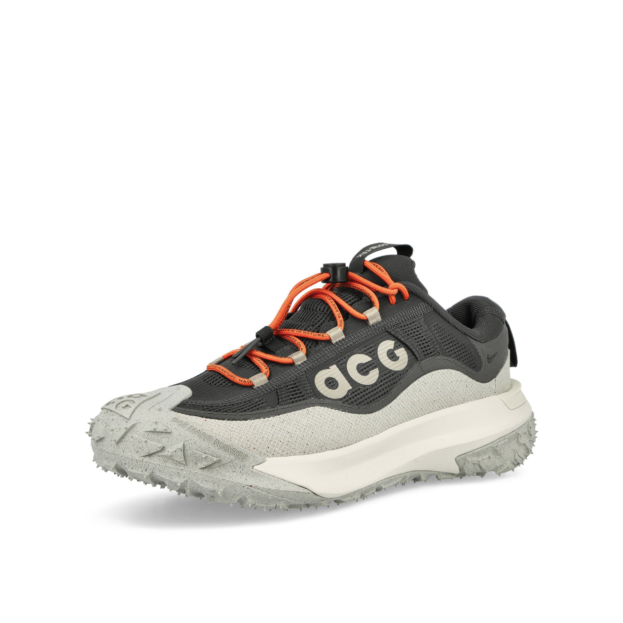 Nike ACG Mountain Fly 2 Low GTX Dark Smoke Grey / Khaki - Light Orewood Brown Low Top Sneakers Close Up | Overkill