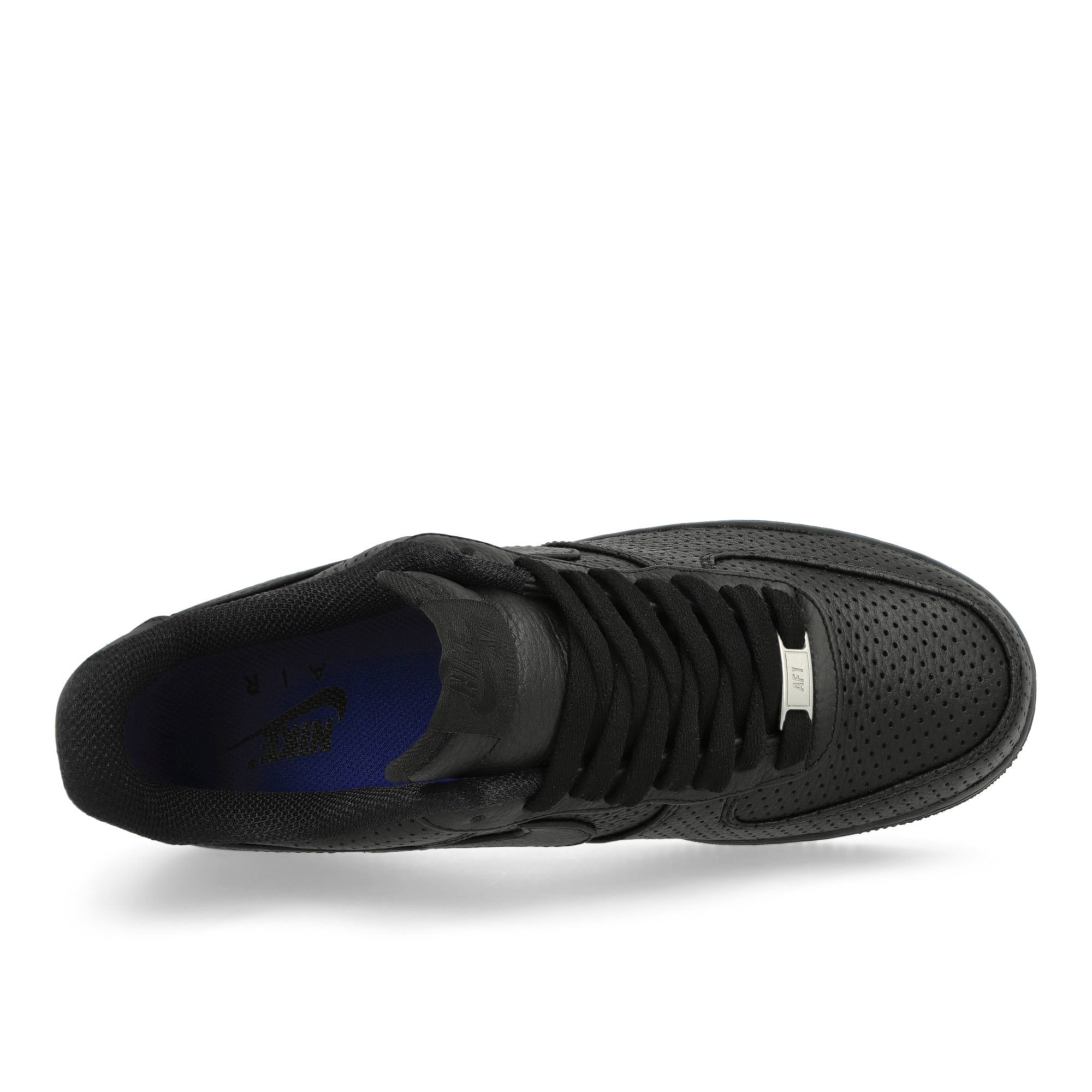 Nike Air Force 1 SP Black / Black - Game Royal Low Top Sneakers Detailfoto | Overkill