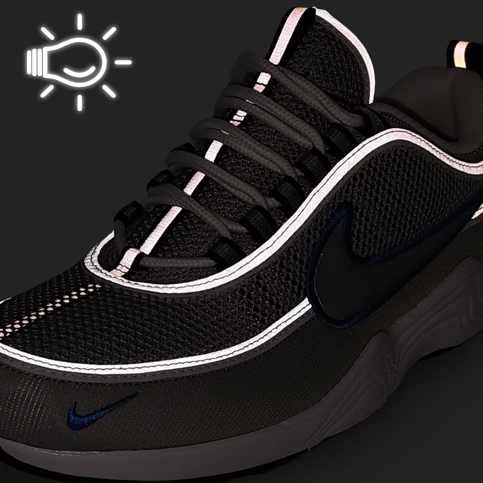 Nike Air Zoom Spiridon SP Metallic Silver / Metallic Silver-White Low Top Sneakers Material | Overkill