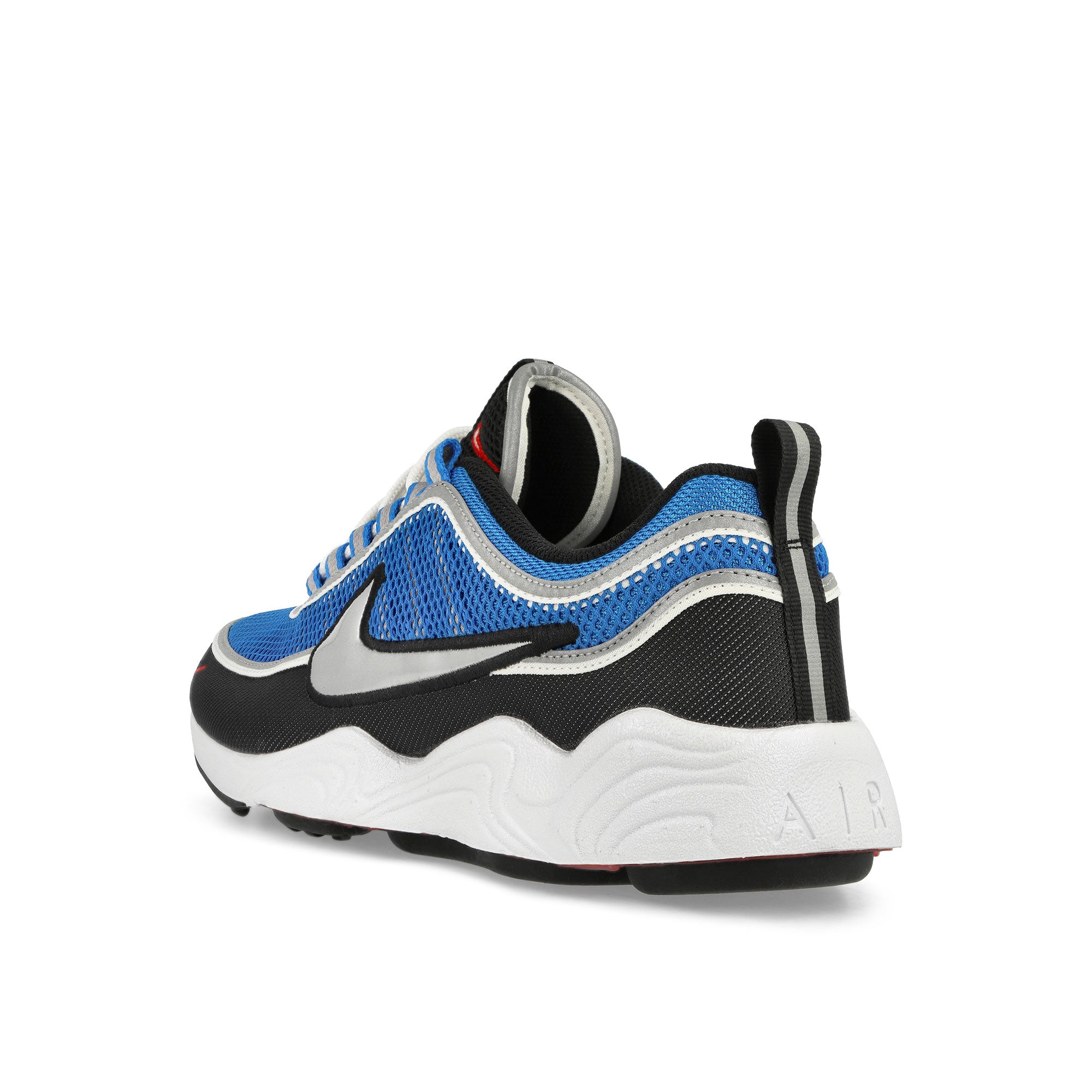 Nike Air Zoom Spiridon SP Signal Blue / Metallic Luster- Black - White Low Top Sneakers Material | Overkill